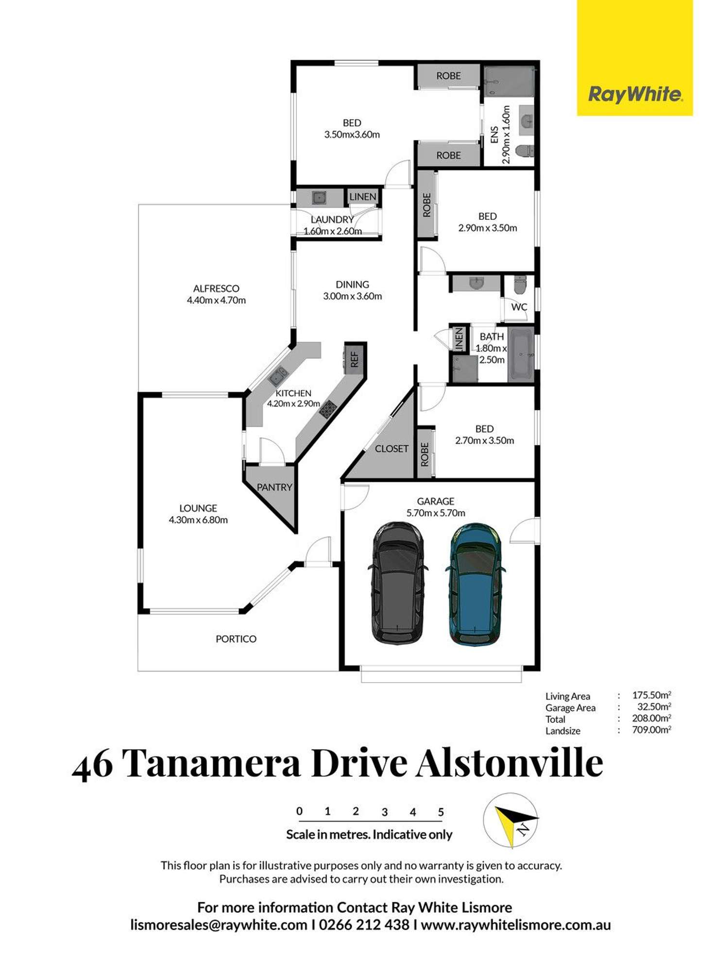 Floorplan of Homely house listing, 46 Tanamera Drive, Alstonville NSW 2477