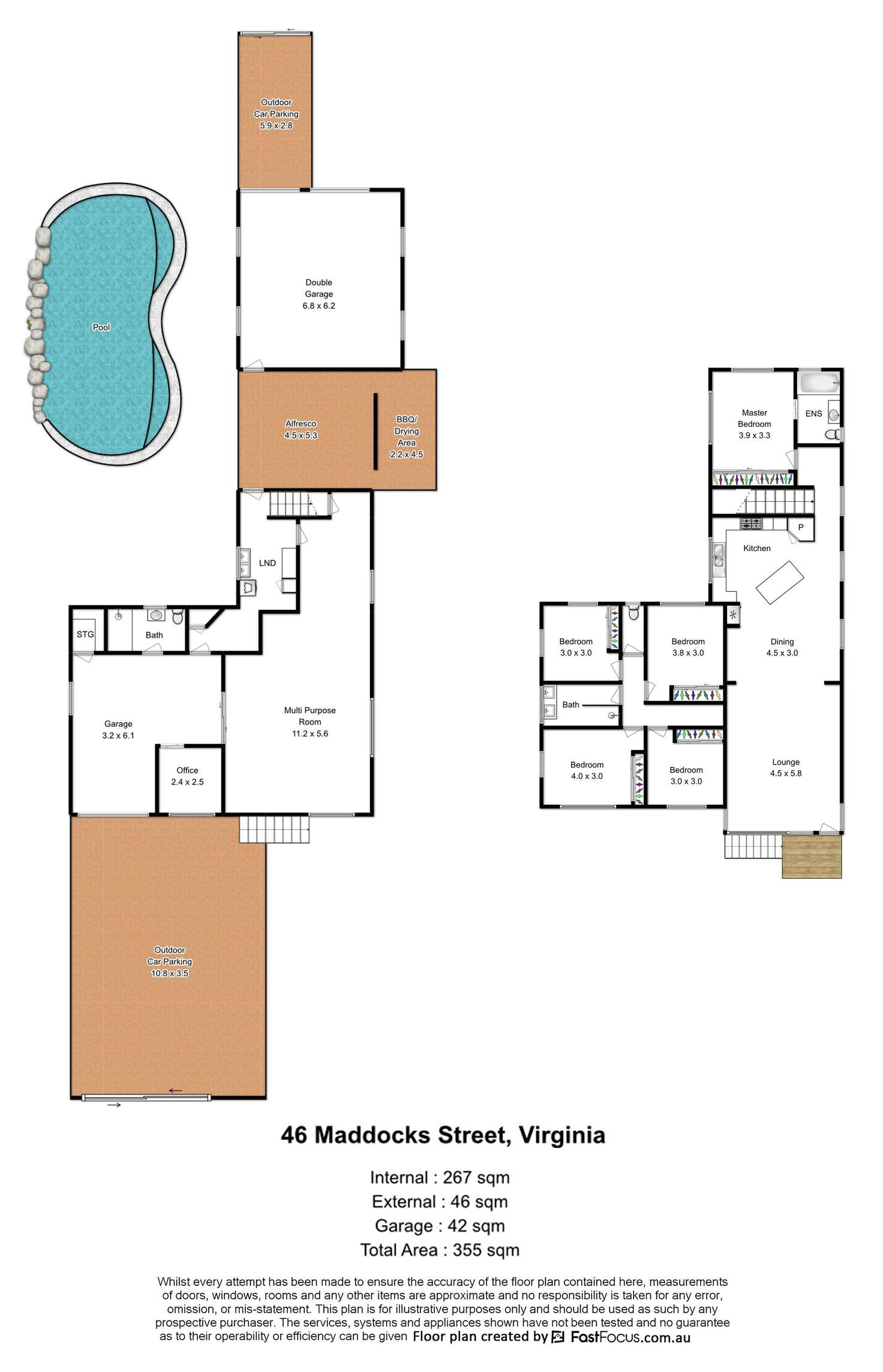 Floorplan of Homely house listing, 46 Maddocks Street, Virginia QLD 4014