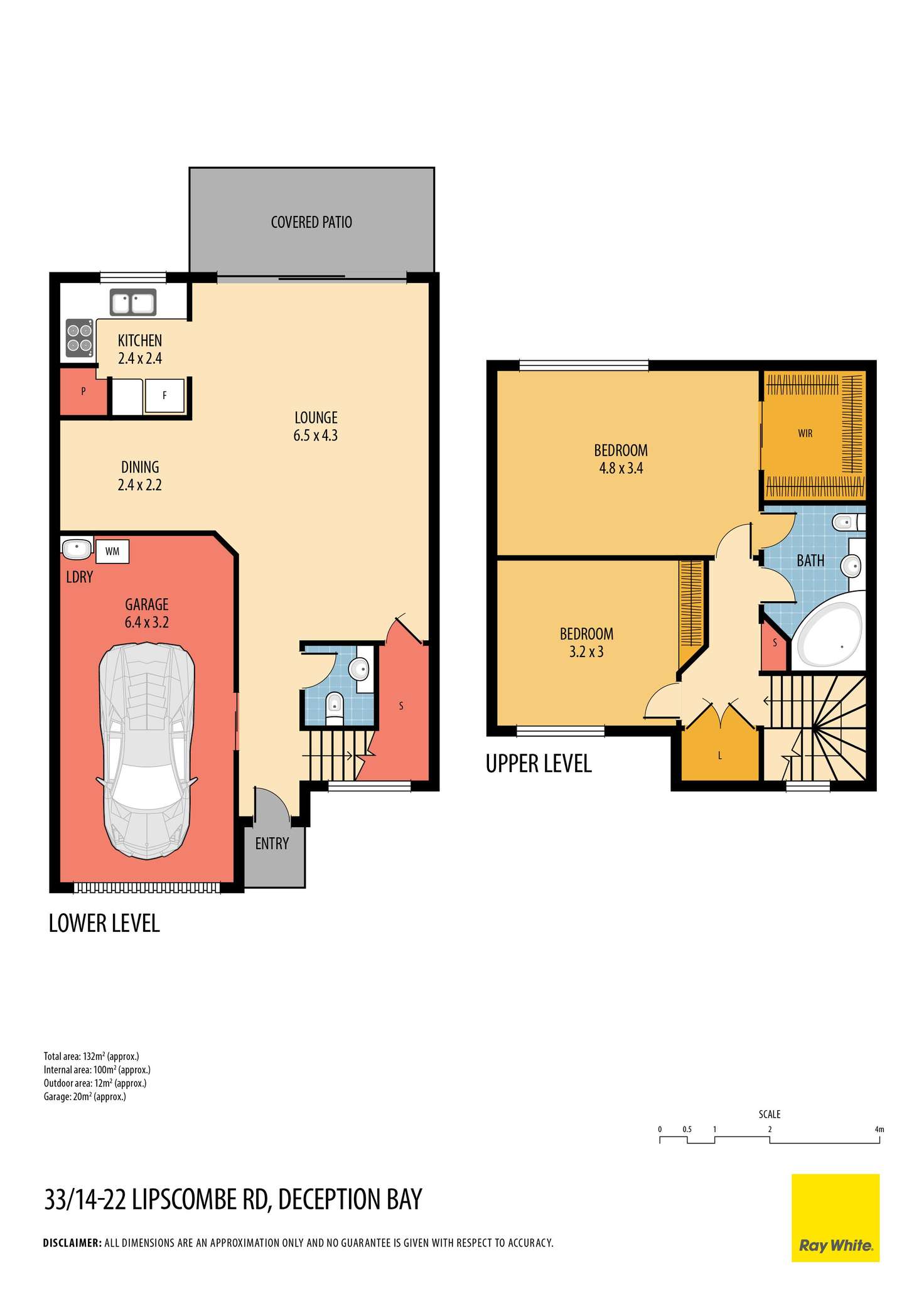 Floorplan of Homely townhouse listing, 33/14-22 Lipscombe Road, Deception Bay QLD 4508