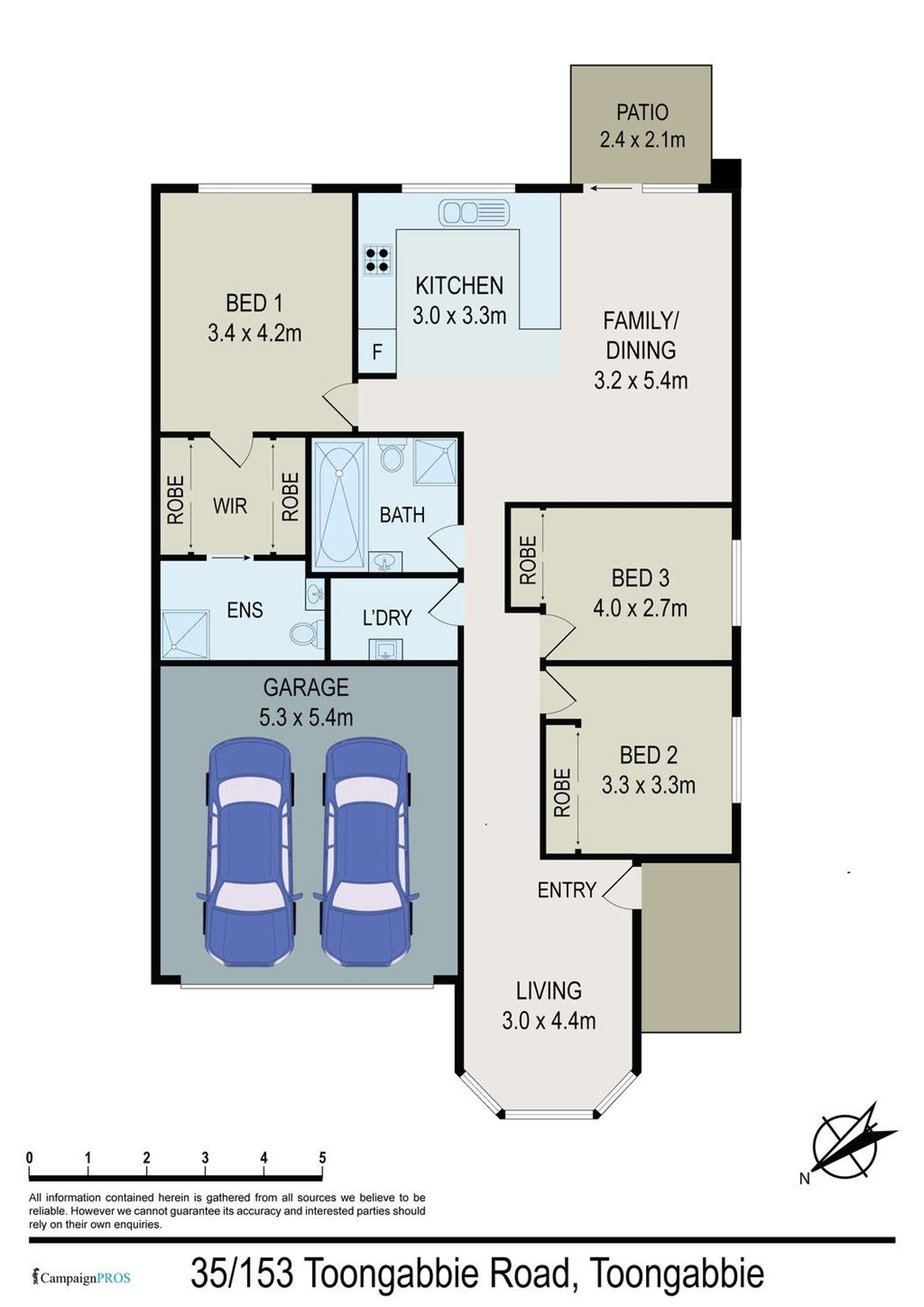 Floorplan of Homely villa listing, 35/153 Toongabbie Road, Toongabbie NSW 2146