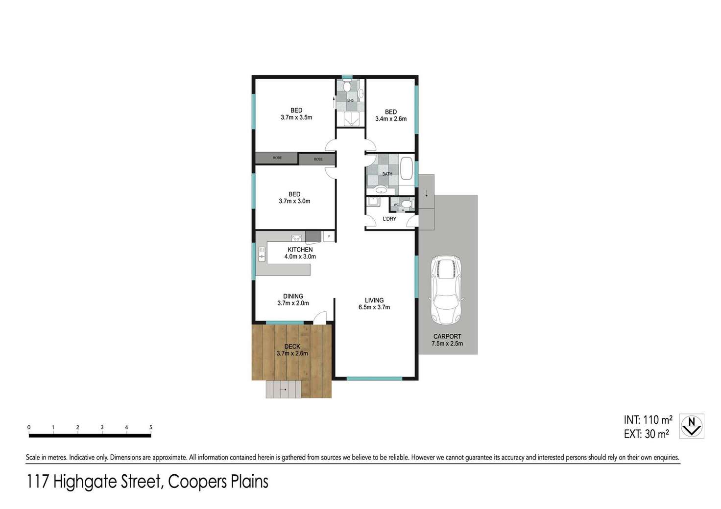 Floorplan of Homely house listing, 117 Highgate Street, Coopers Plains QLD 4108