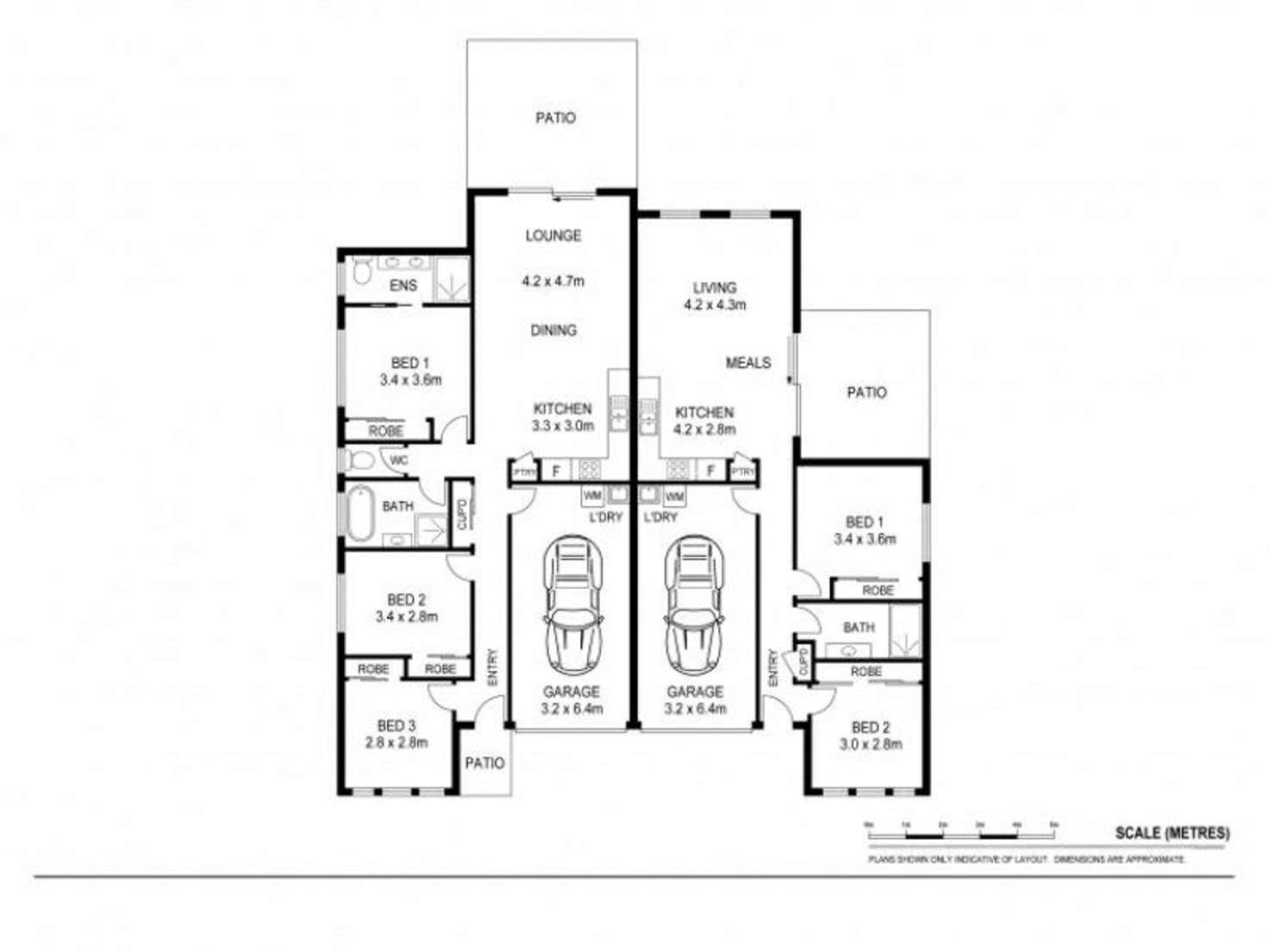 Floorplan of Homely semiDetached listing, 4 Coach Road West, Morayfield QLD 4506