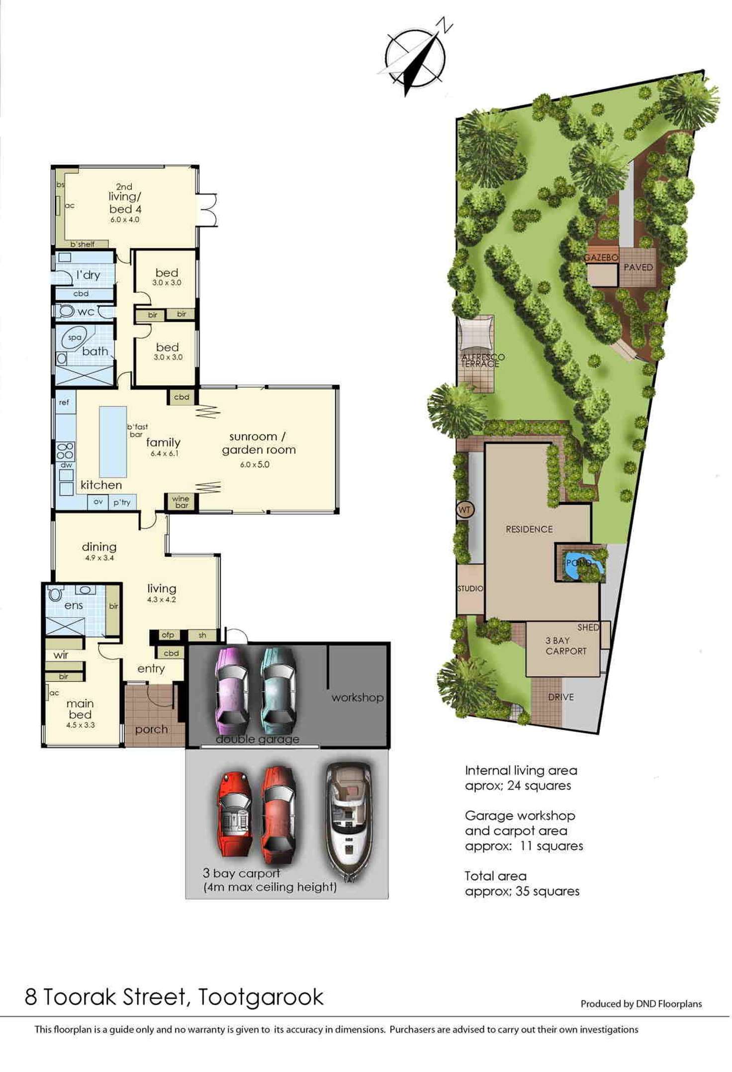 Floorplan of Homely house listing, 8 Toorak Street, Tootgarook VIC 3941