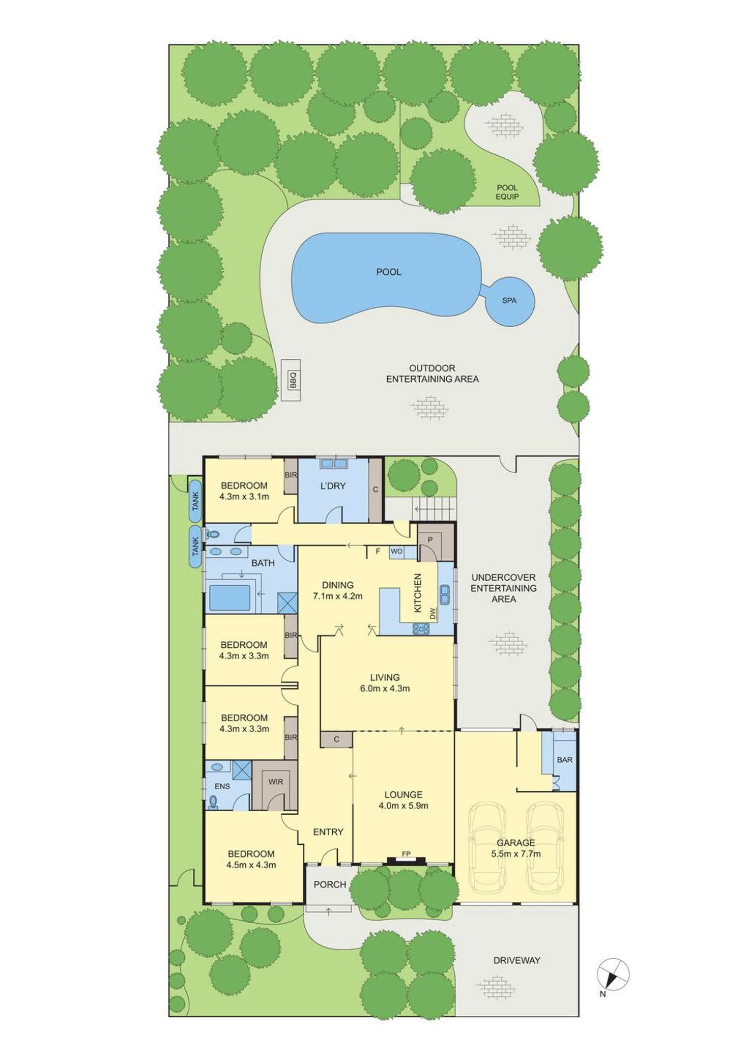 Floorplan of Homely house listing, 19 Bartrop Street, Reservoir VIC 3073