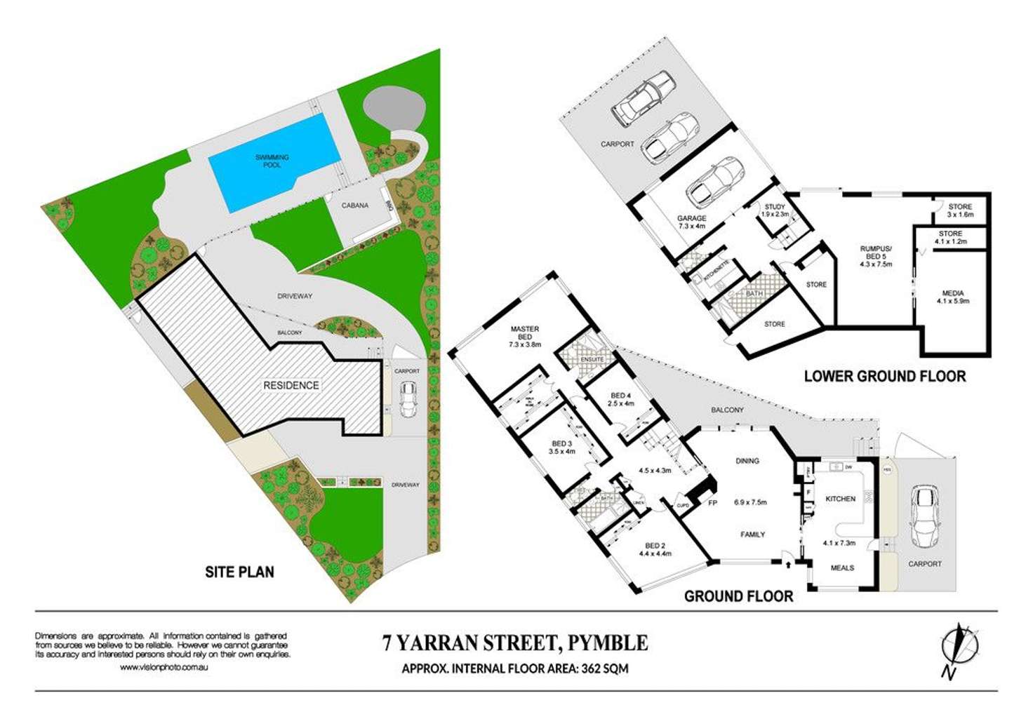 Floorplan of Homely house listing, 7 Yarran Street, Pymble NSW 2073