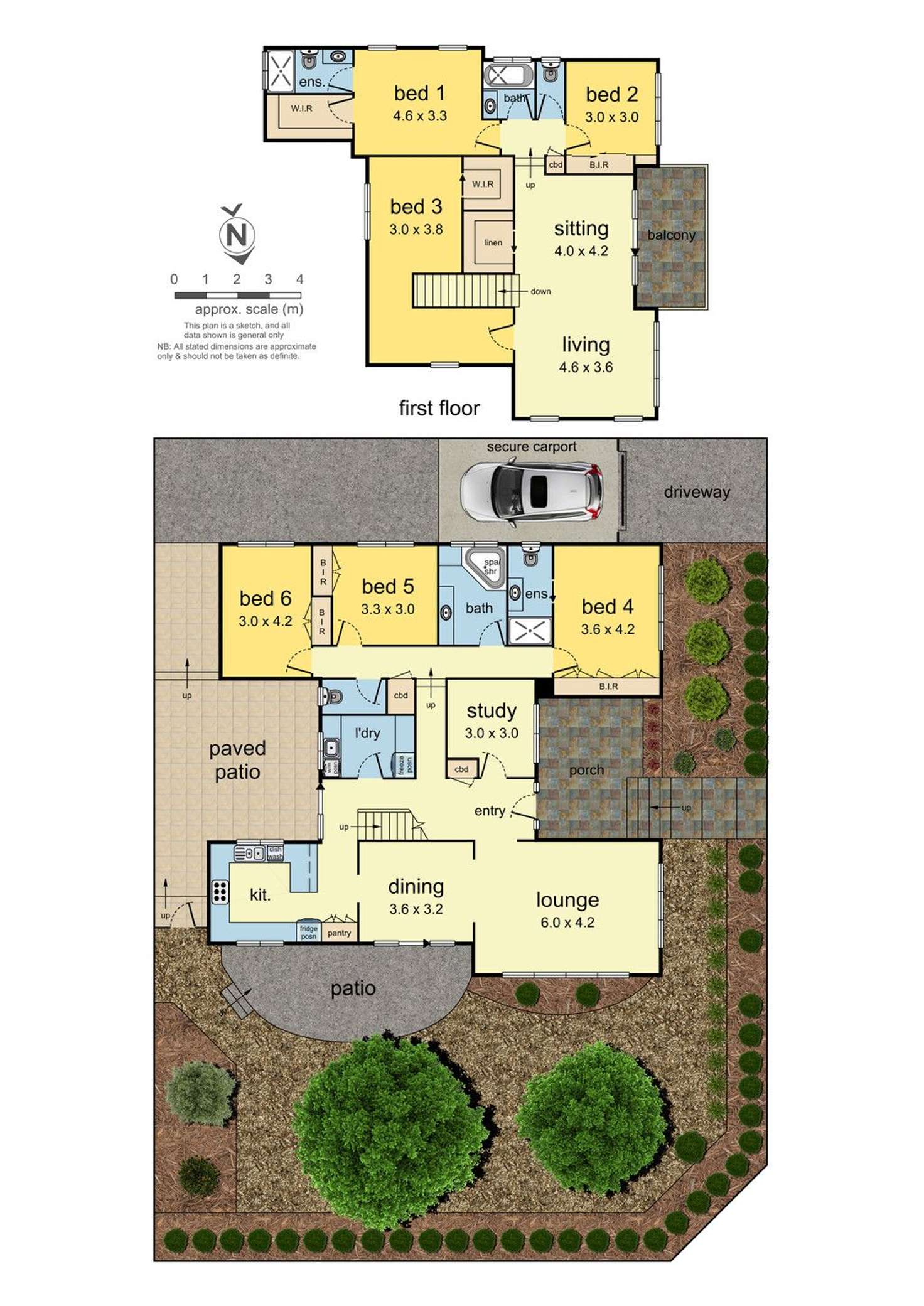 Floorplan of Homely house listing, 22 Lynden Grove, Mount Waverley VIC 3149