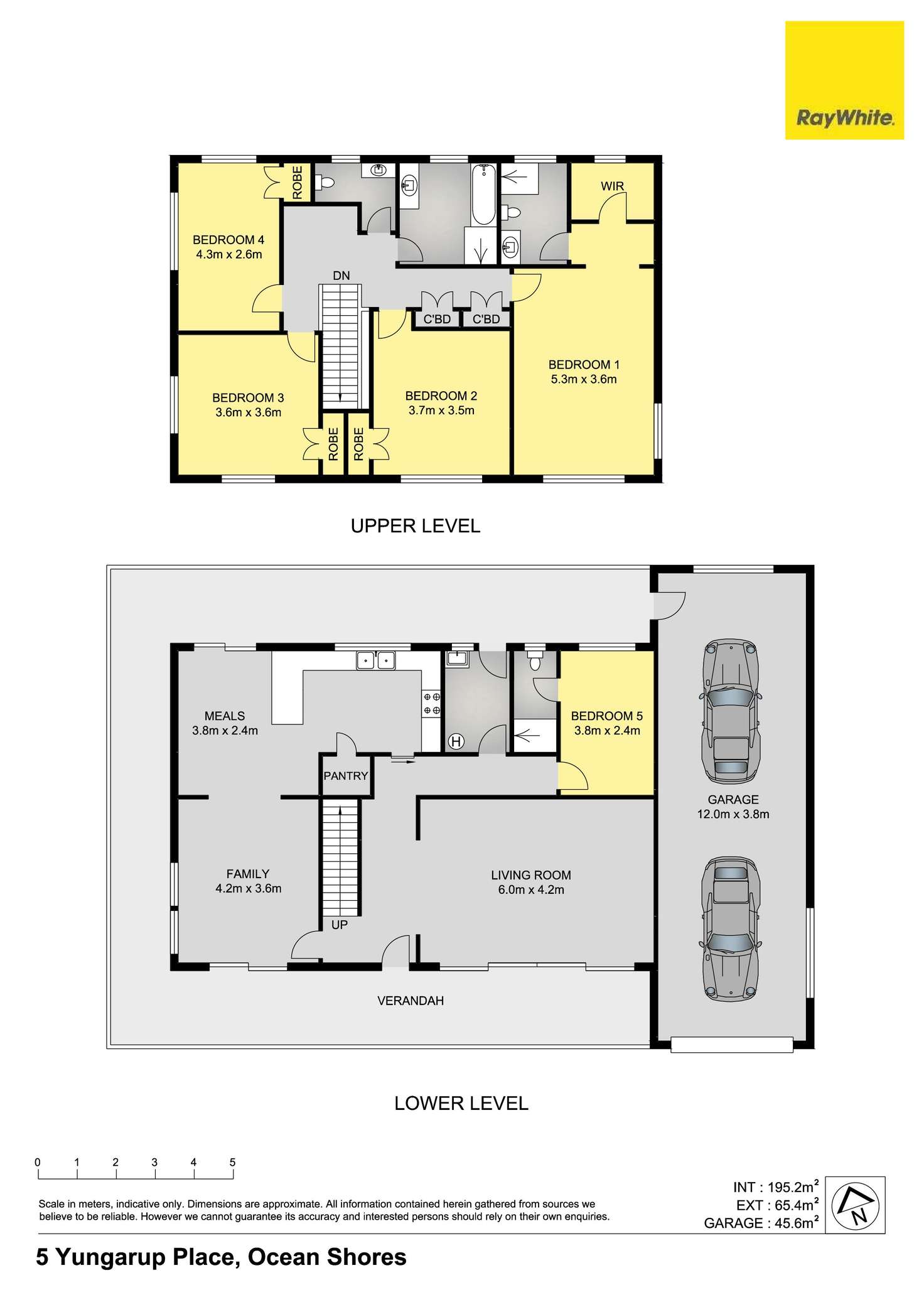 Floorplan of Homely house listing, 5 Yungarup Place, Ocean Shores NSW 2483