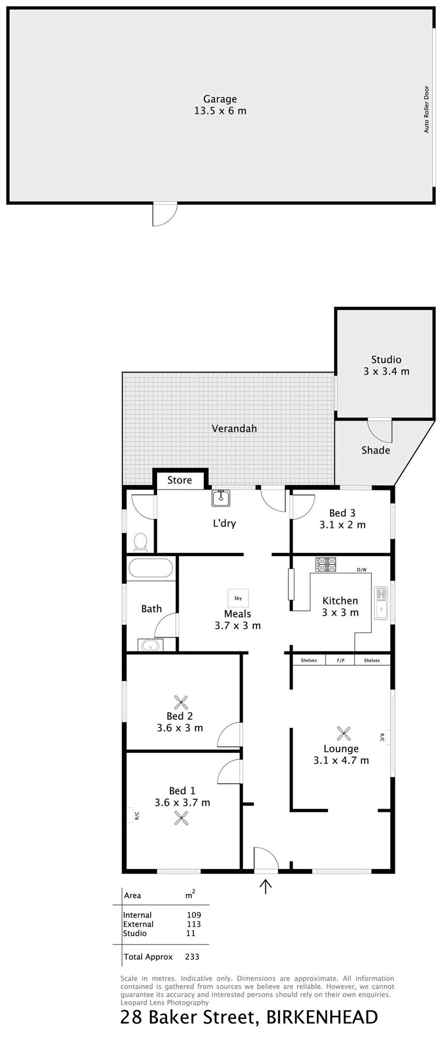 Floorplan of Homely house listing, 28 Baker Street, Birkenhead SA 5015