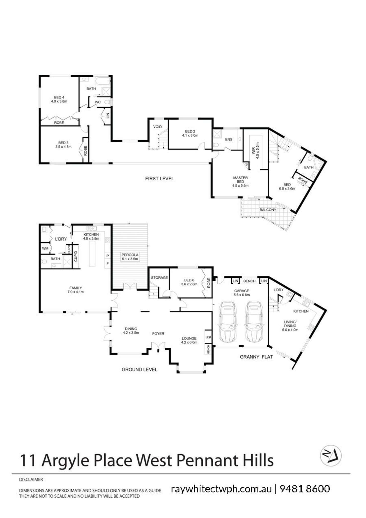 Floorplan of Homely house listing, 11 Argyle Place, West Pennant Hills NSW 2125