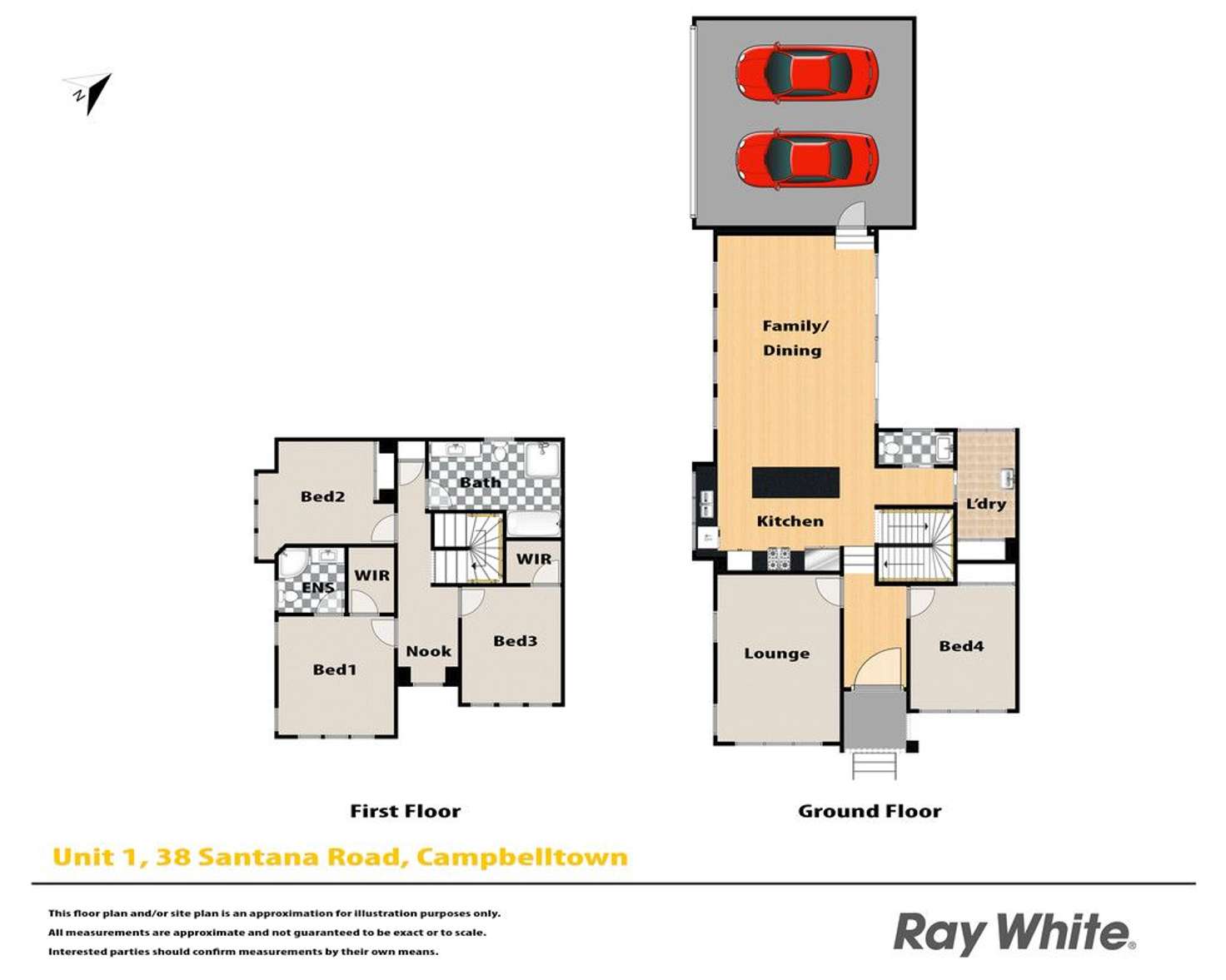 Floorplan of Homely house listing, 1/38 Santana Road, Campbelltown NSW 2560