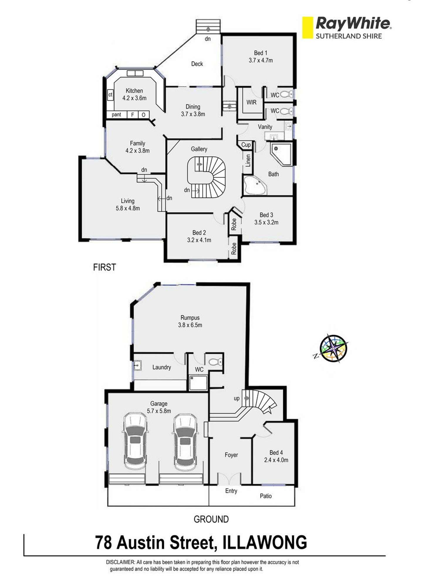 Floorplan of Homely house listing, 78 Austin Street, Illawong NSW 2234