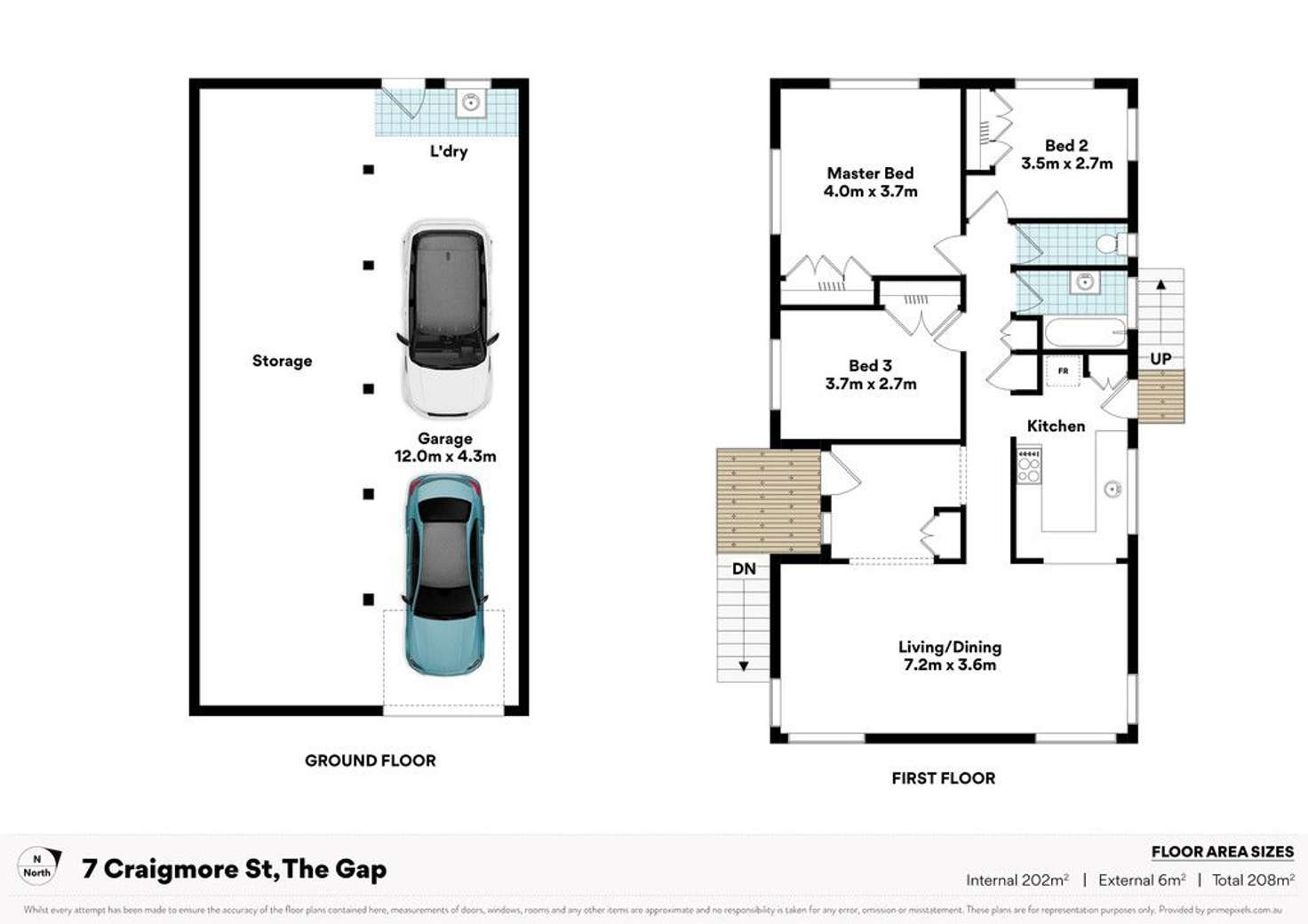 Floorplan of Homely house listing, 7 Craigmore Street, The Gap QLD 4061