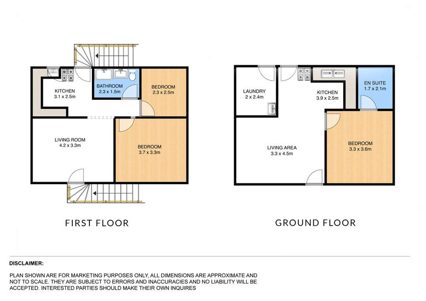 Floorplan of Homely semiDetached listing, 103a Maine Road, Clontarf QLD 4019