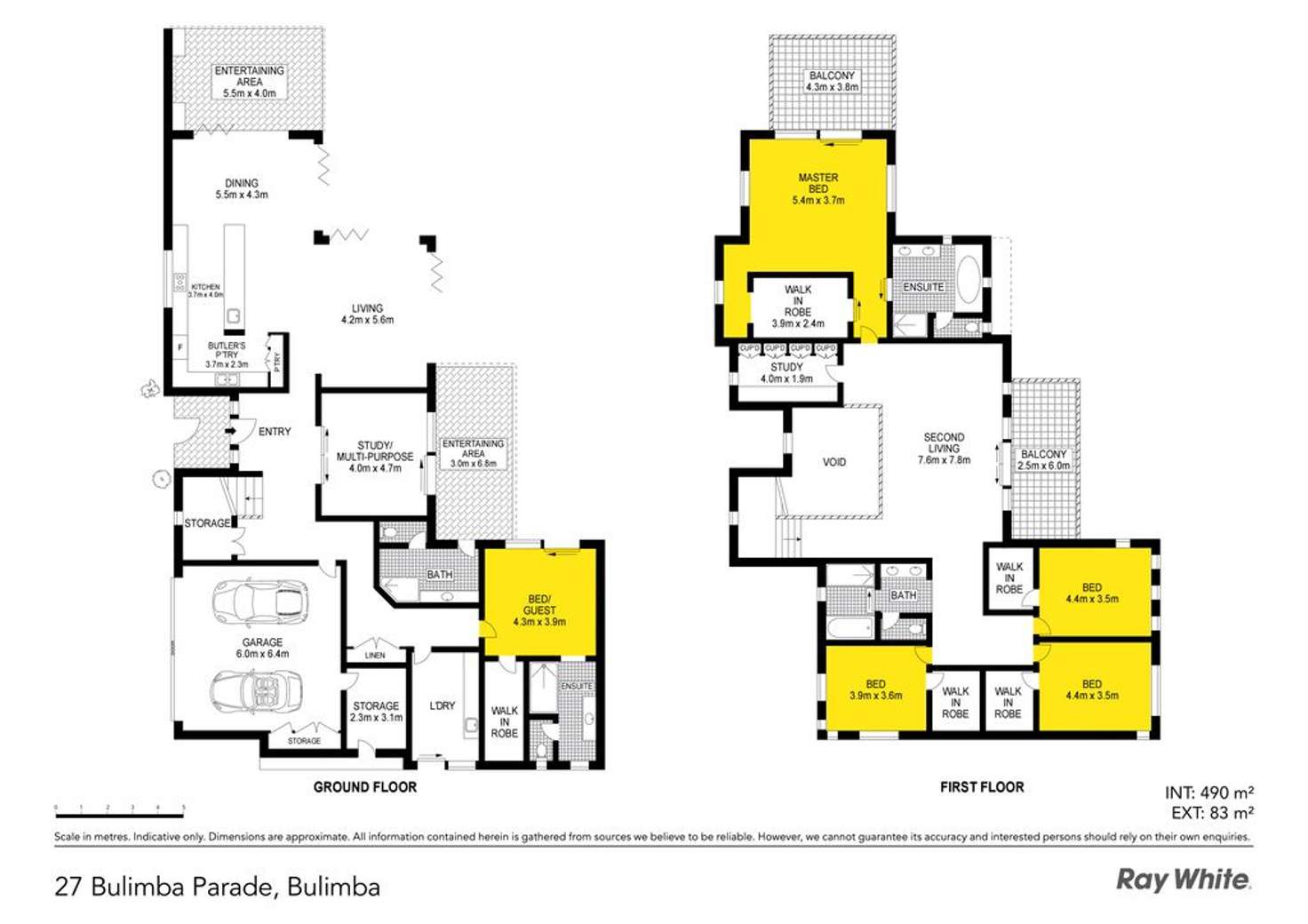 Floorplan of Homely house listing, 27 Bulimba Parade, Bulimba QLD 4171
