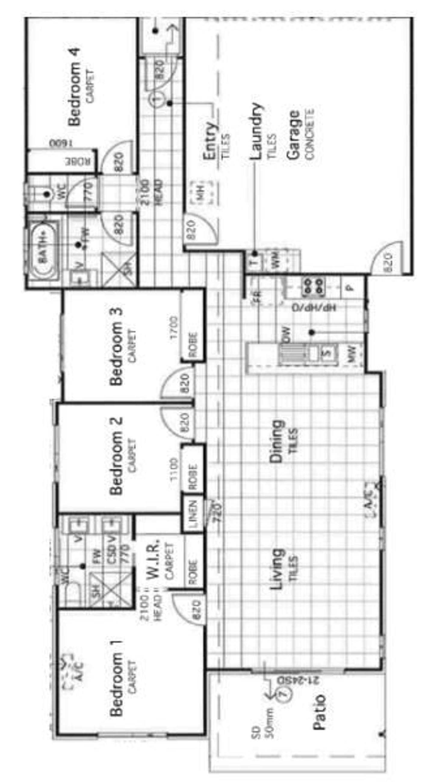 Floorplan of Homely house listing, 165 The Heights Boulevard, Pimpama QLD 4209