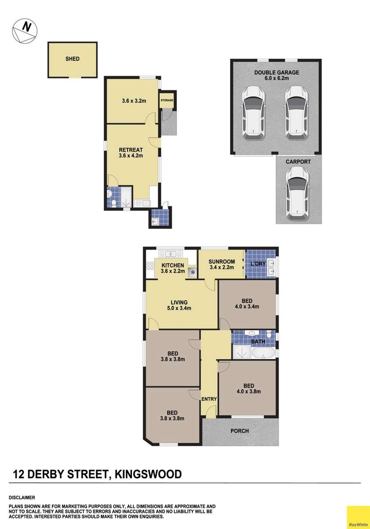 Floorplan of Homely house listing, 12 Derby Street, Kingswood NSW 2747