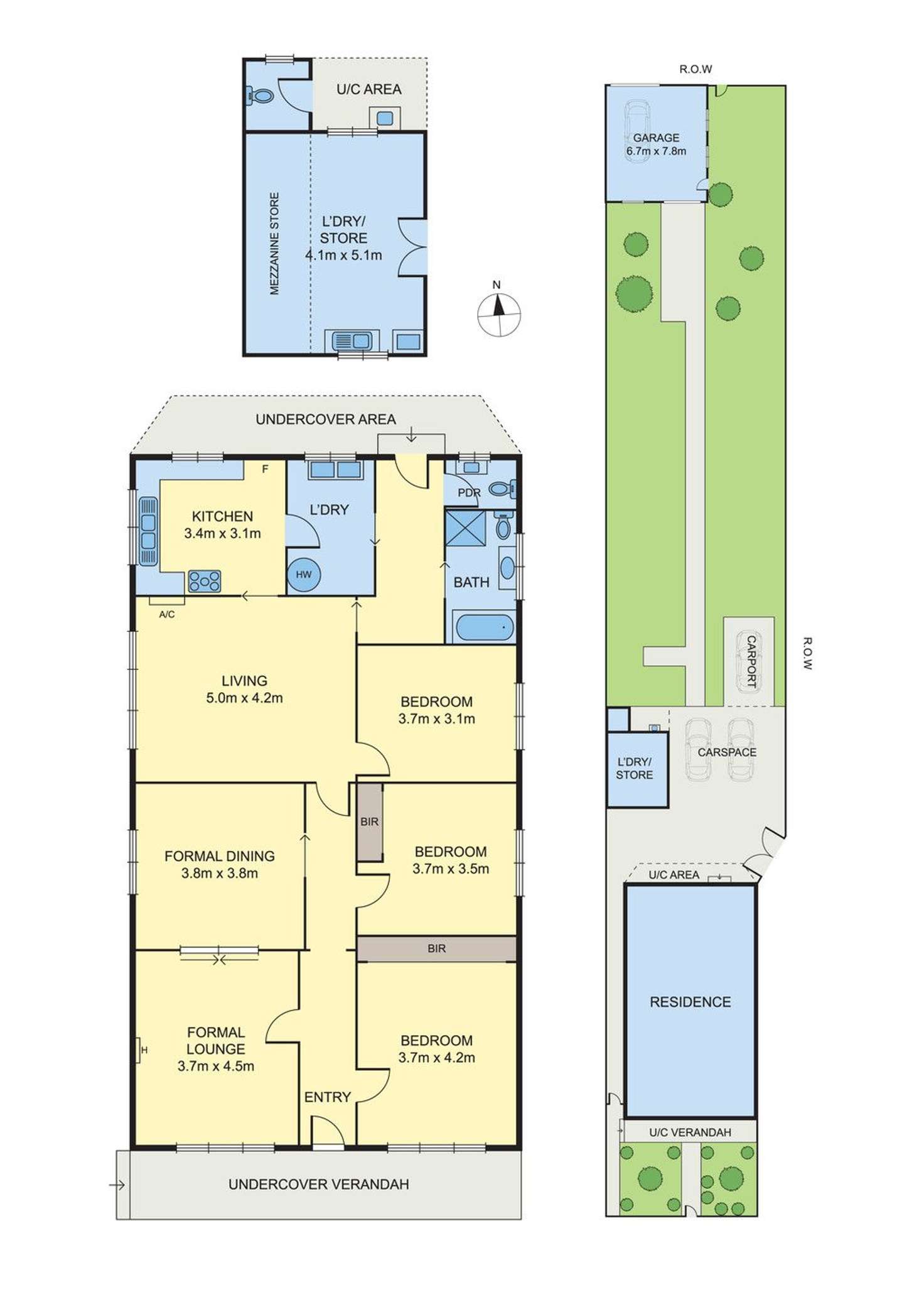 Floorplan of Homely house listing, 8 Arnold Street, Brunswick East VIC 3057