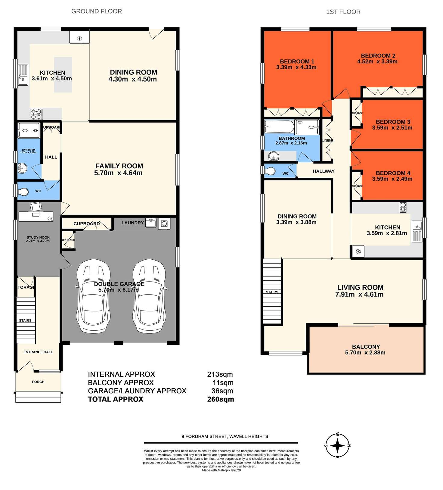 Floorplan of Homely house listing, 9 Fordham Street, Wavell Heights QLD 4012