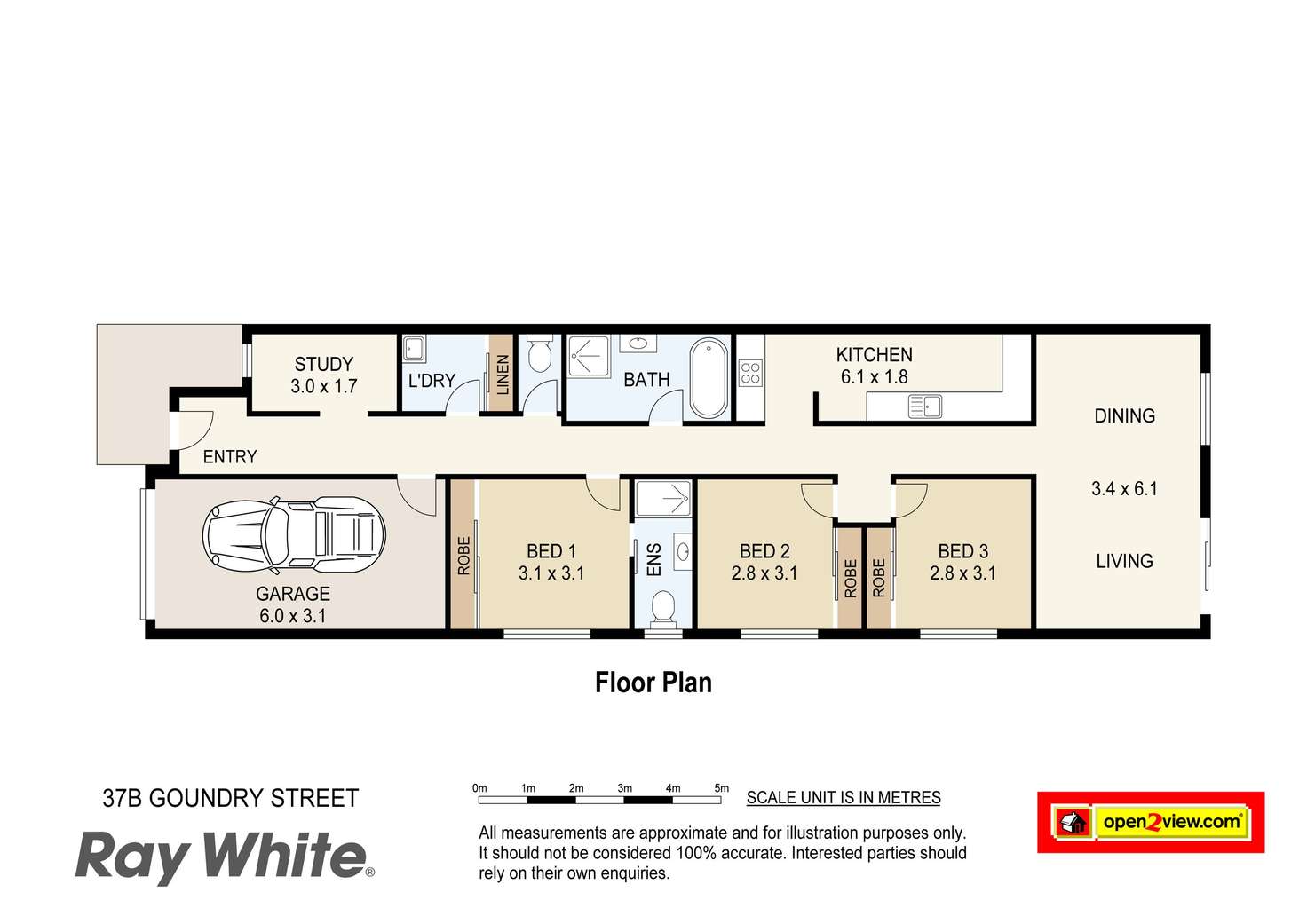 Floorplan of Homely house listing, 37b Goundry Drive, Holmview QLD 4207