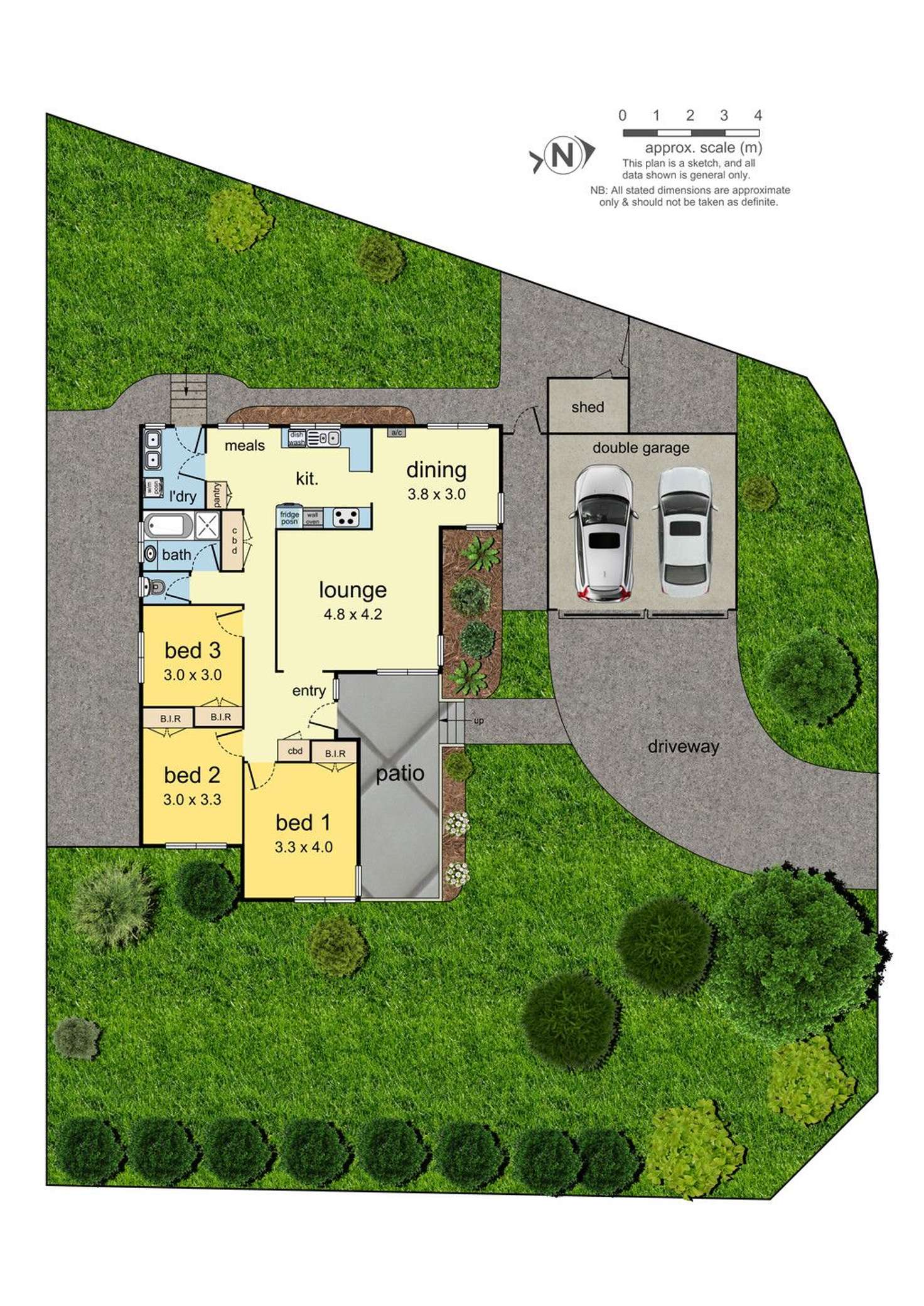 Floorplan of Homely house listing, 17 Lebanon Crescent, Mulgrave VIC 3170