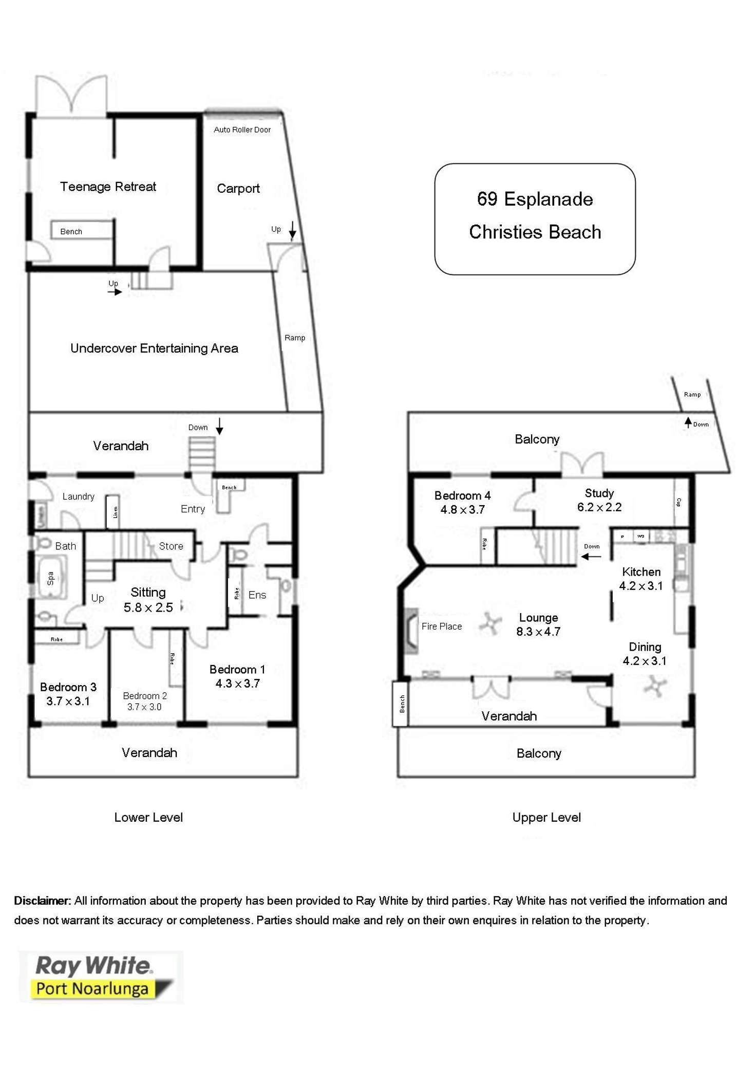 Floorplan of Homely house listing, 69 Esplanade, Christies Beach SA 5165