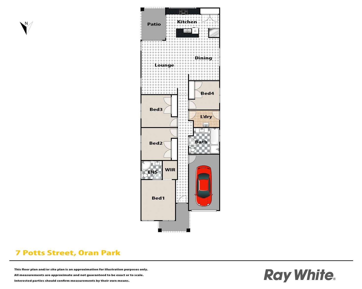 Floorplan of Homely house listing, 7 Potts Street, Oran Park NSW 2570