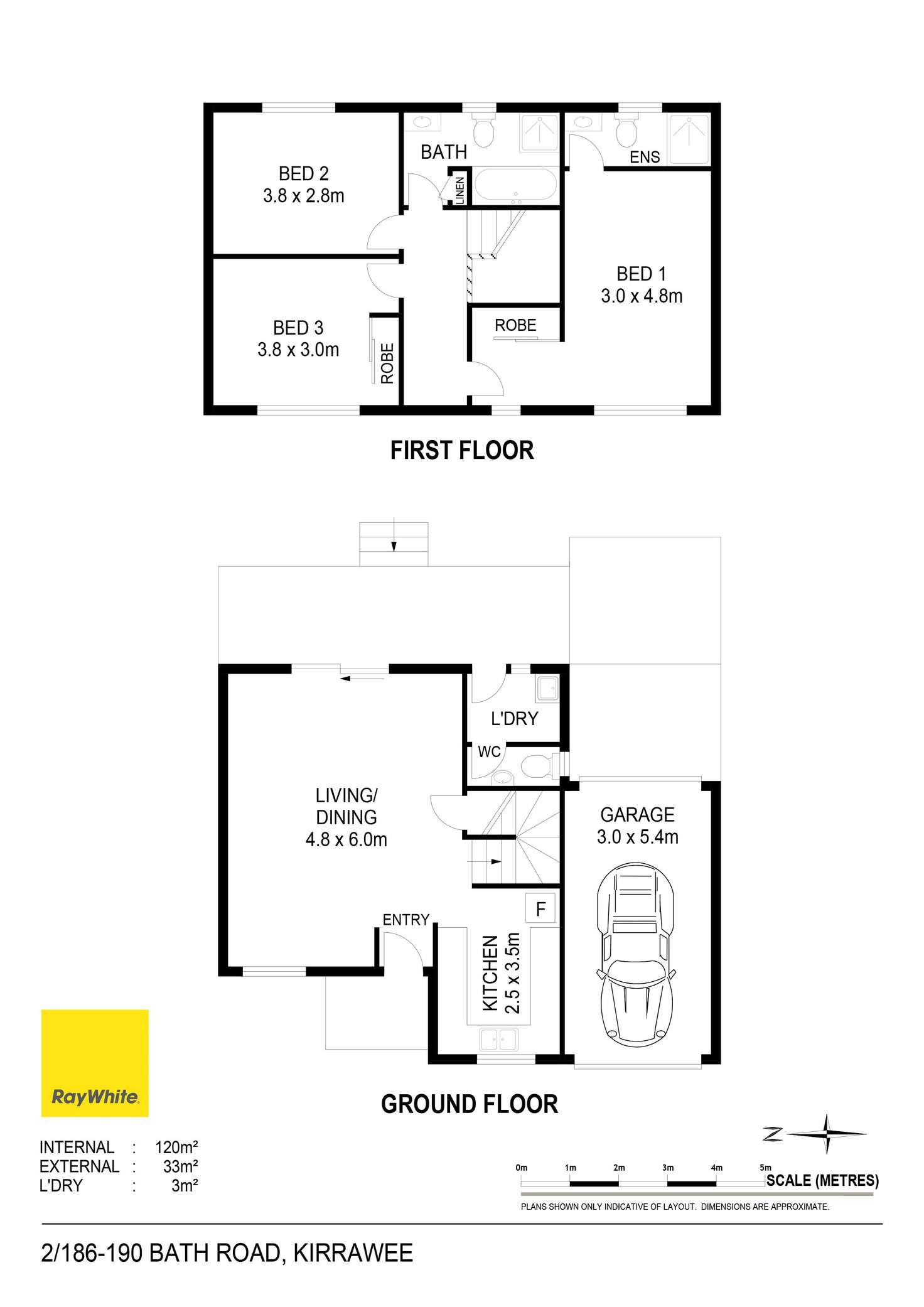 Floorplan of Homely townhouse listing, 2/186-190 Bath Road, Kirrawee NSW 2232