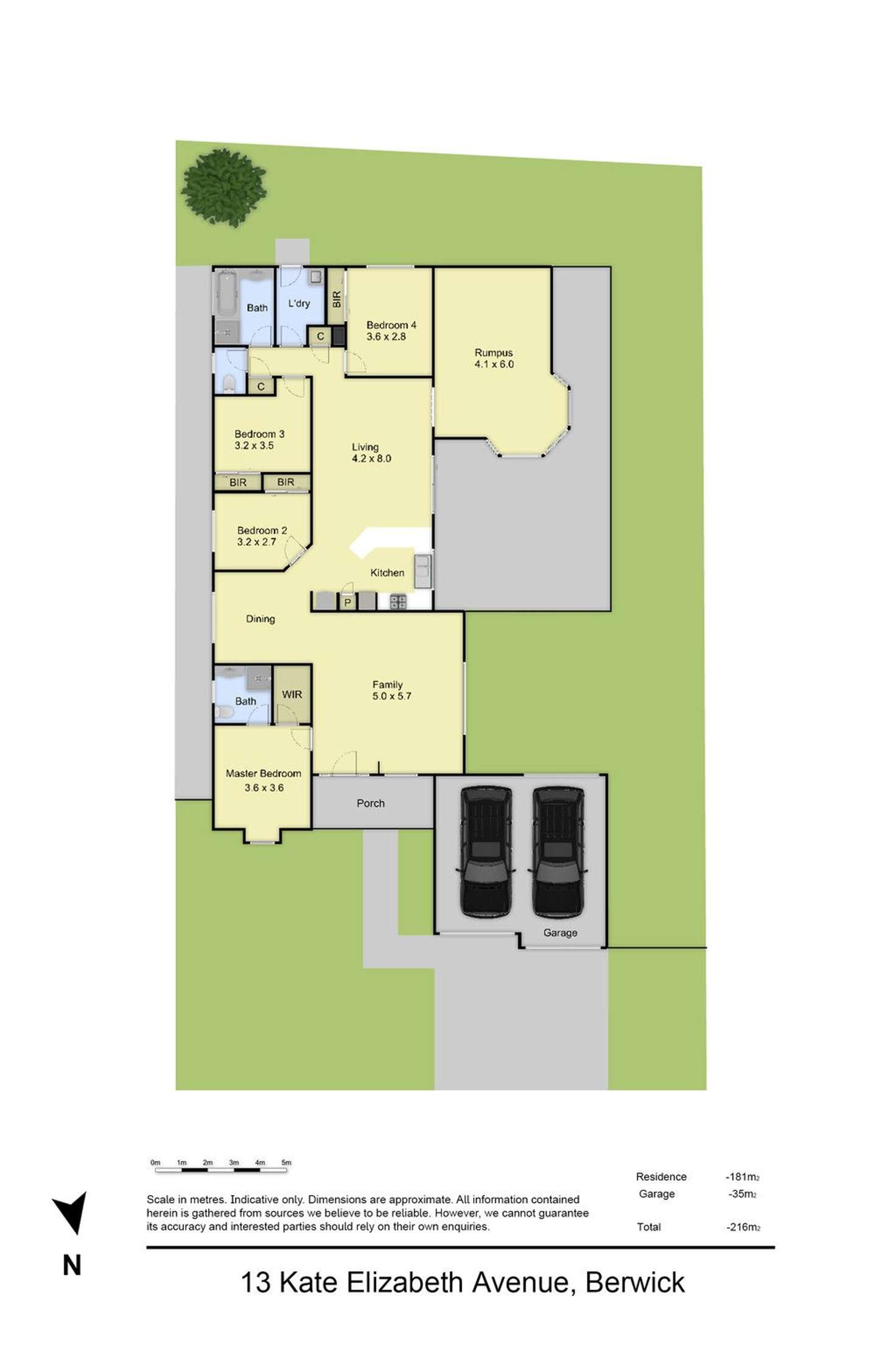 Floorplan of Homely house listing, 13 Kate Elizabeth Avenue, Berwick VIC 3806