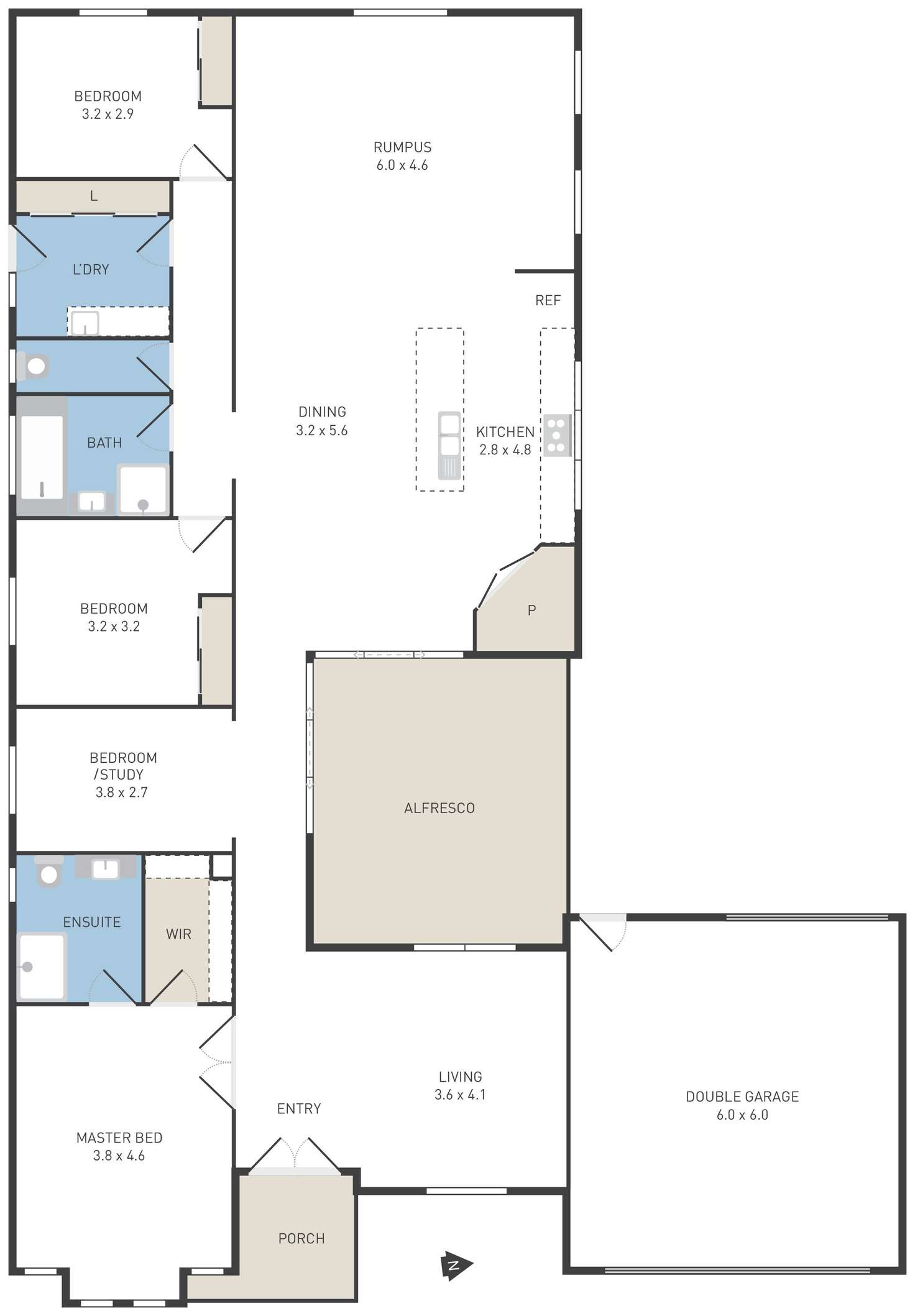 Floorplan of Homely house listing, 141 Thames Boulevard, Tarneit VIC 3029