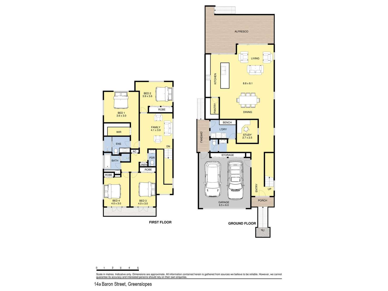 Floorplan of Homely house listing, 14a Baron Street, Greenslopes QLD 4120