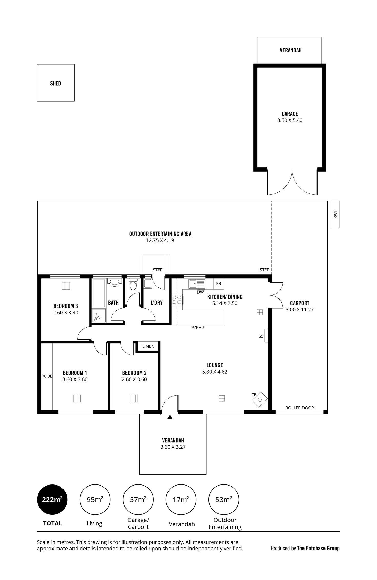 Floorplan of Homely house listing, 11 Pringle Avenue, Surrey Downs SA 5126