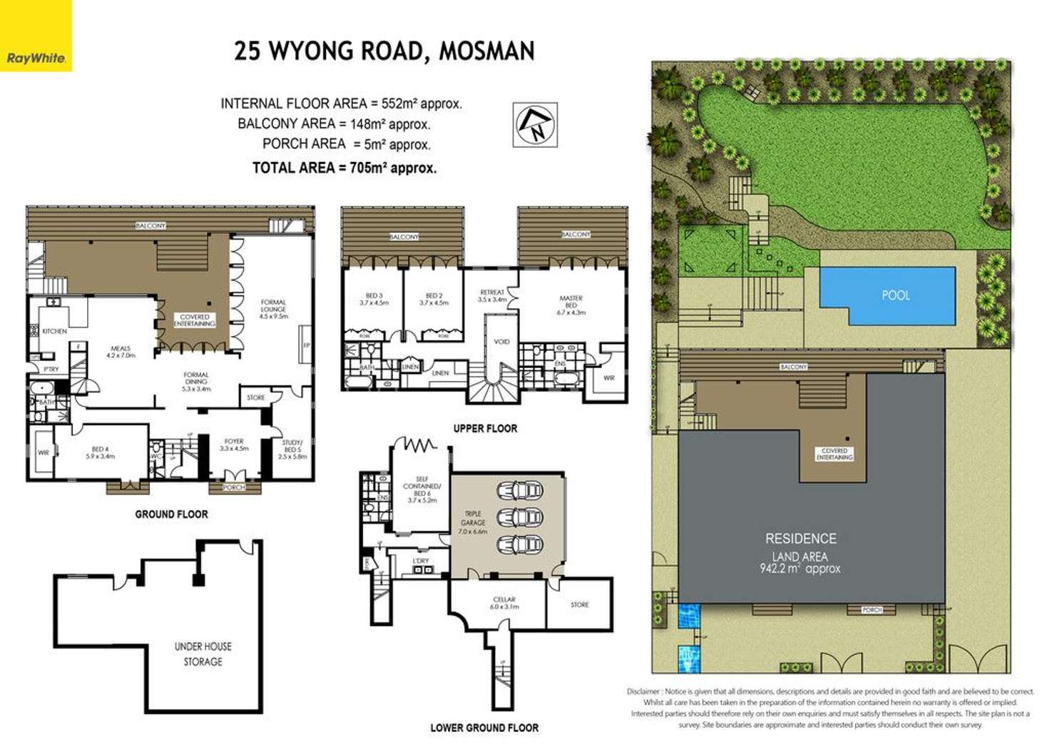 Floorplan of Homely house listing, 25 Wyong Road, Mosman NSW 2088