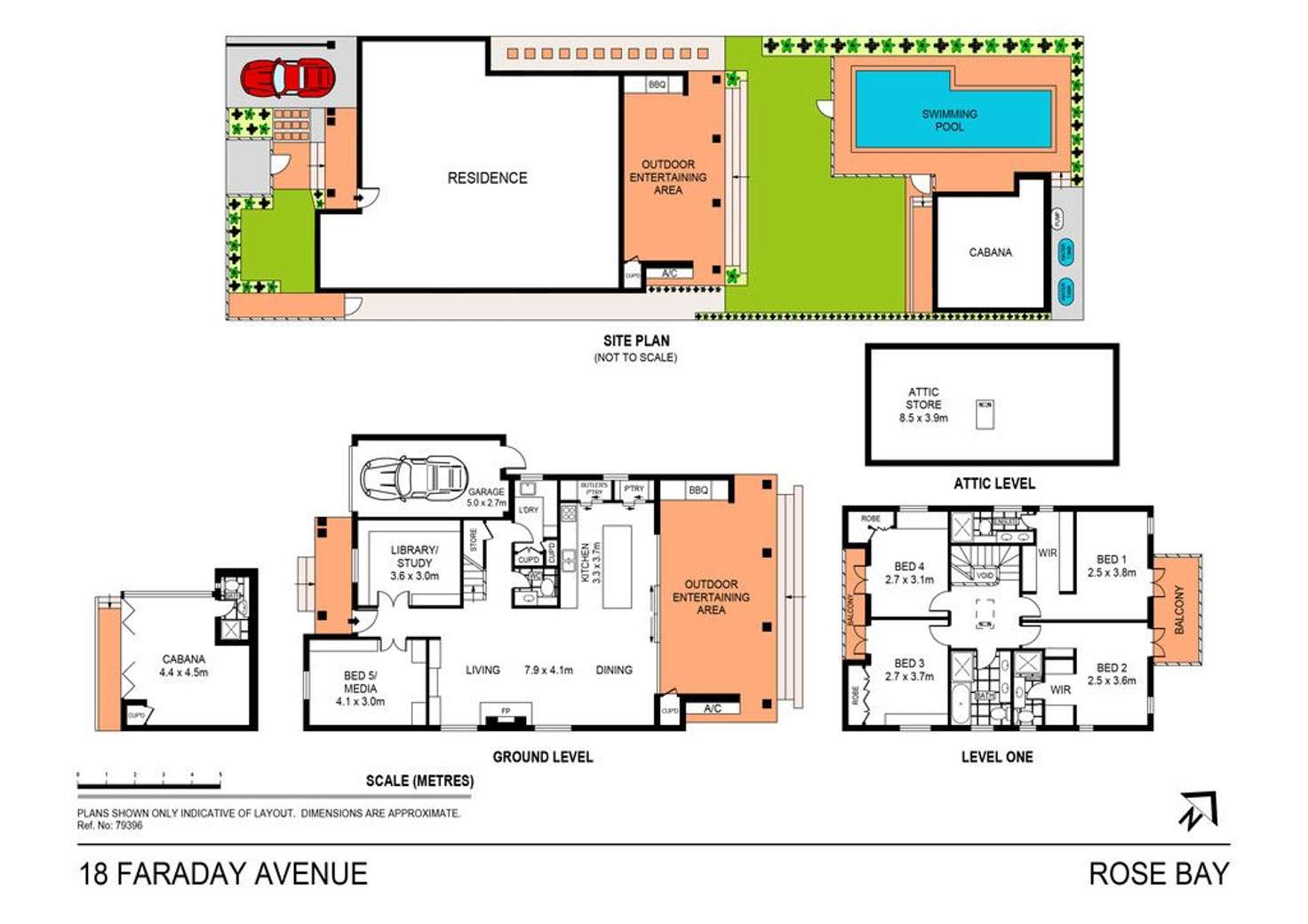 Floorplan of Homely house listing, 18 Faraday Avenue, Rose Bay NSW 2029