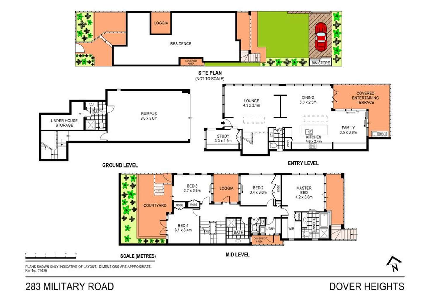 Floorplan of Homely house listing, 283 Military Road, Dover Heights NSW 2030