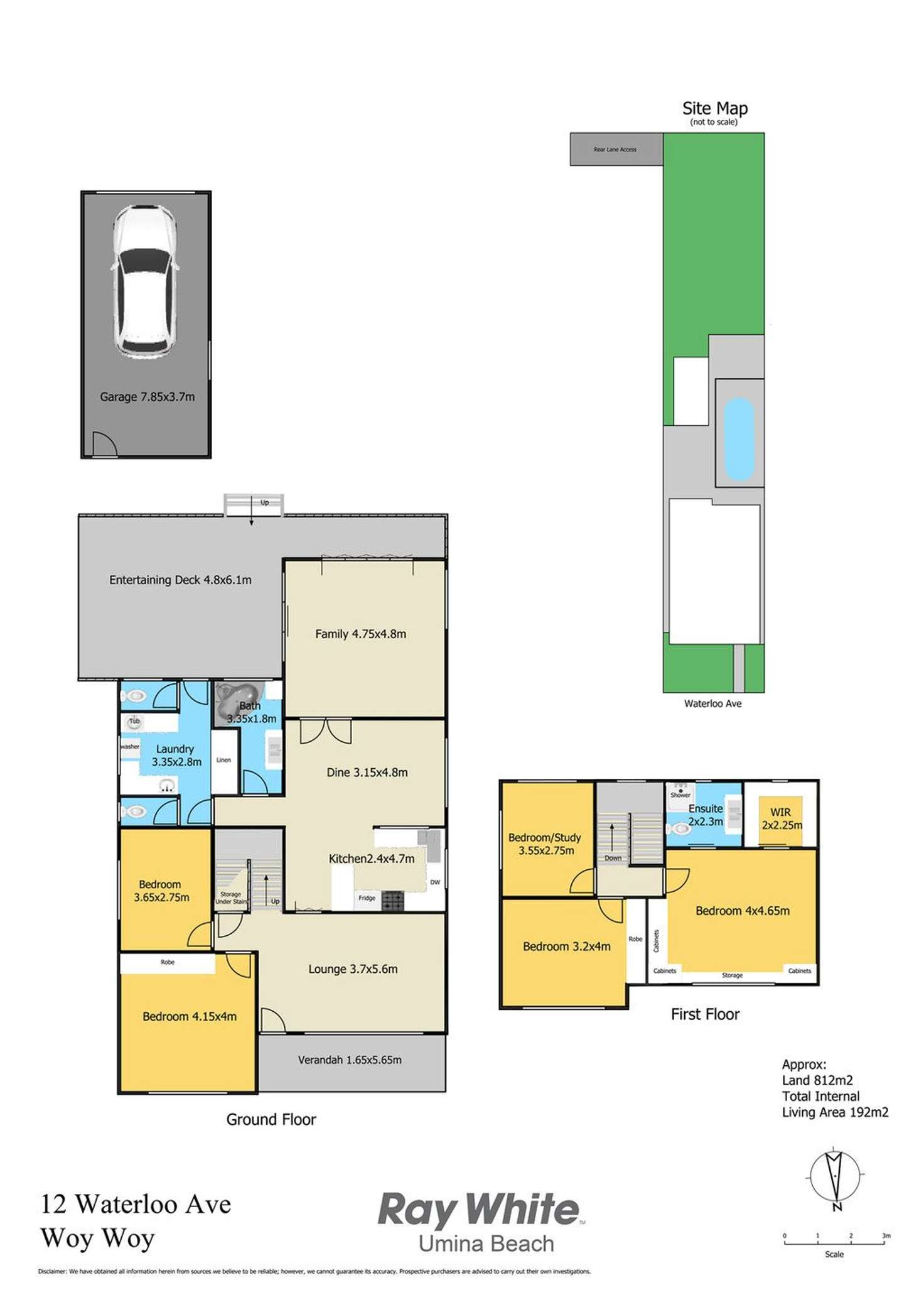 Floorplan of Homely house listing, 12 Waterloo Avenue, Woy Woy NSW 2256