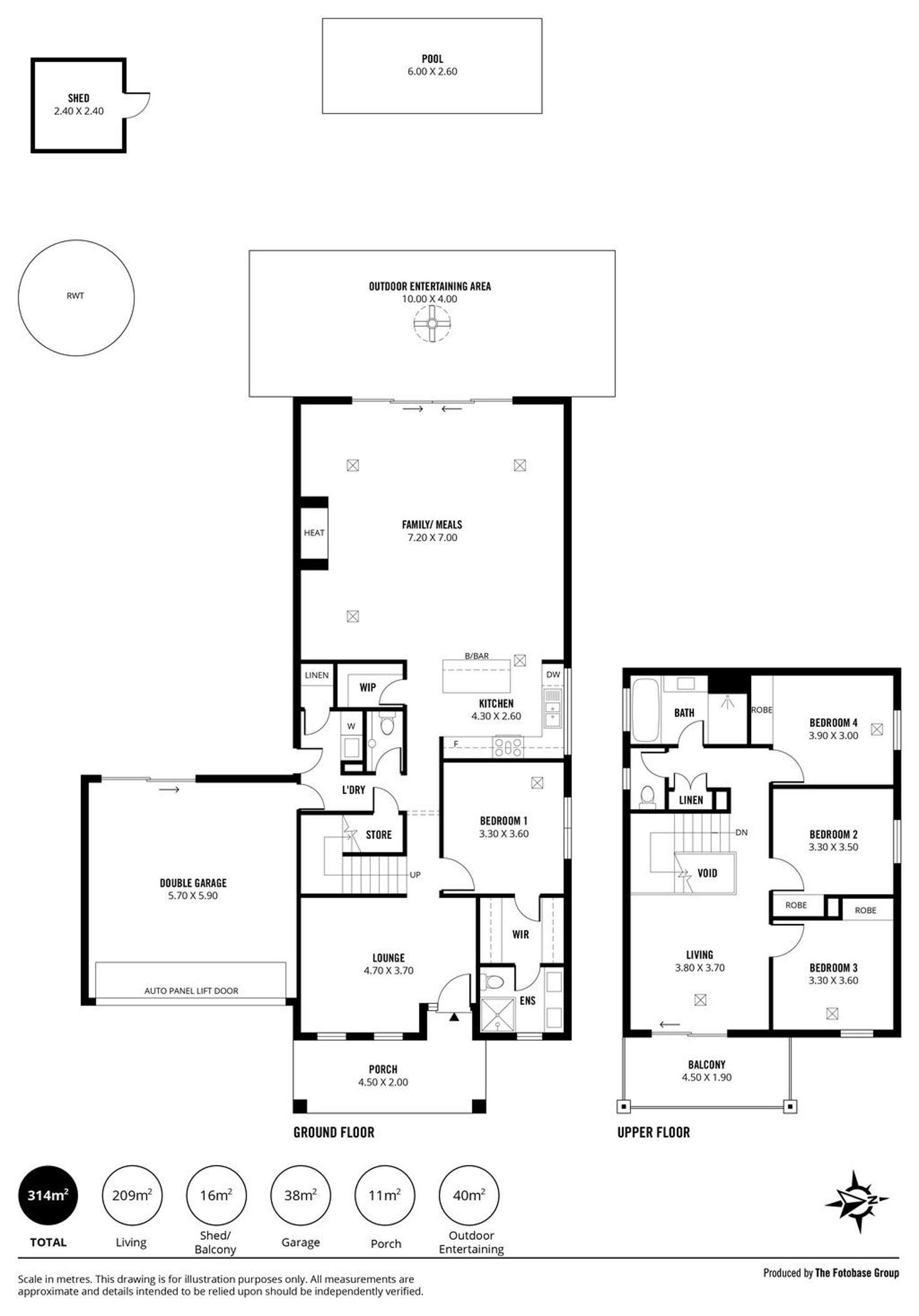 Floorplan of Homely house listing, 11 Newman Court, Littlehampton SA 5250