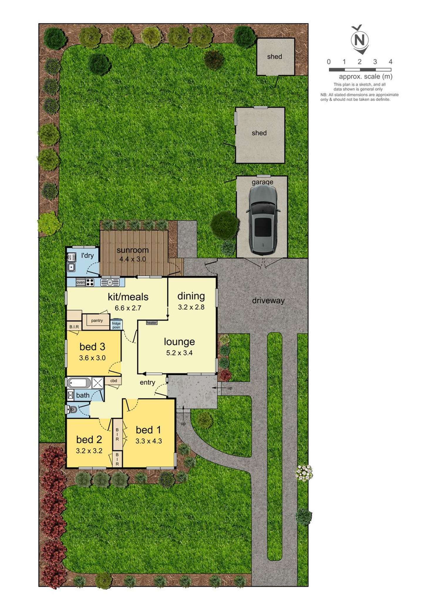 Floorplan of Homely house listing, 6 Mangana Drive, Mulgrave VIC 3170