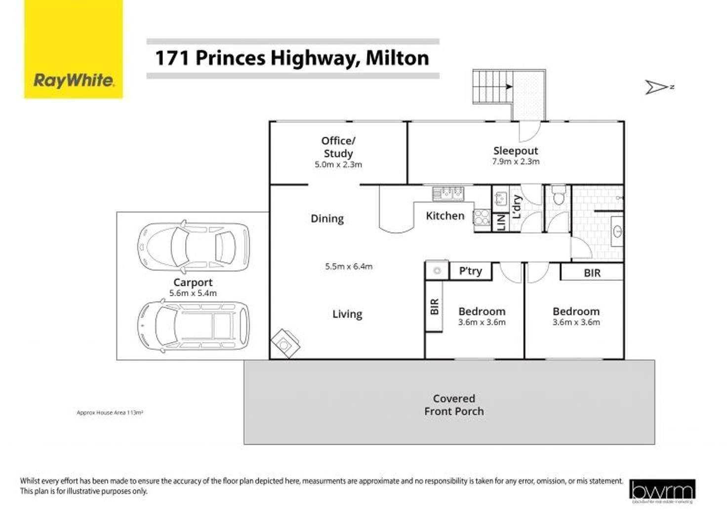 Floorplan of Homely house listing, 171 Princes Highway, Milton NSW 2538