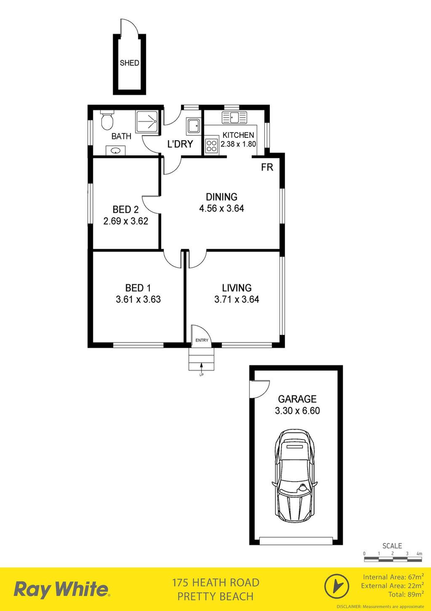 Floorplan of Homely house listing, 175 Heath Road, Pretty Beach NSW 2257