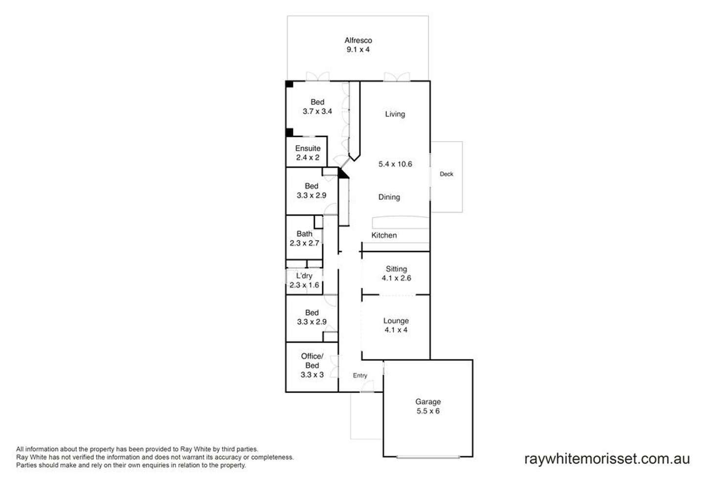 Floorplan of Homely house listing, 8 Sunset Parade, Chain Valley Bay NSW 2259
