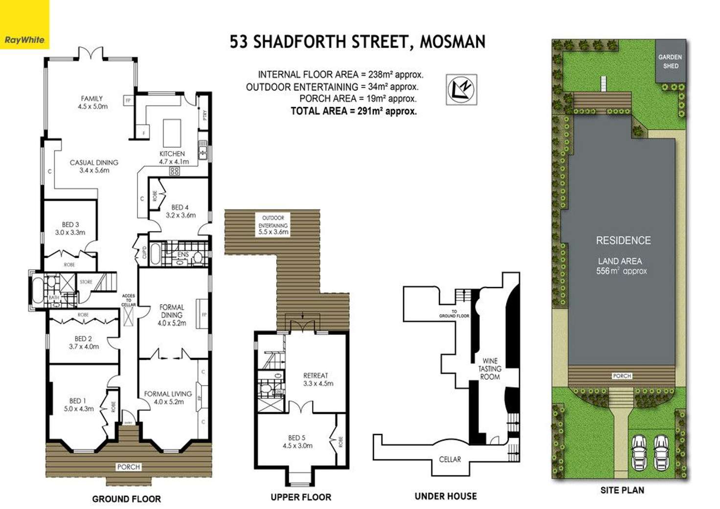 Floorplan of Homely house listing, 53 Shadforth Street, Mosman NSW 2088
