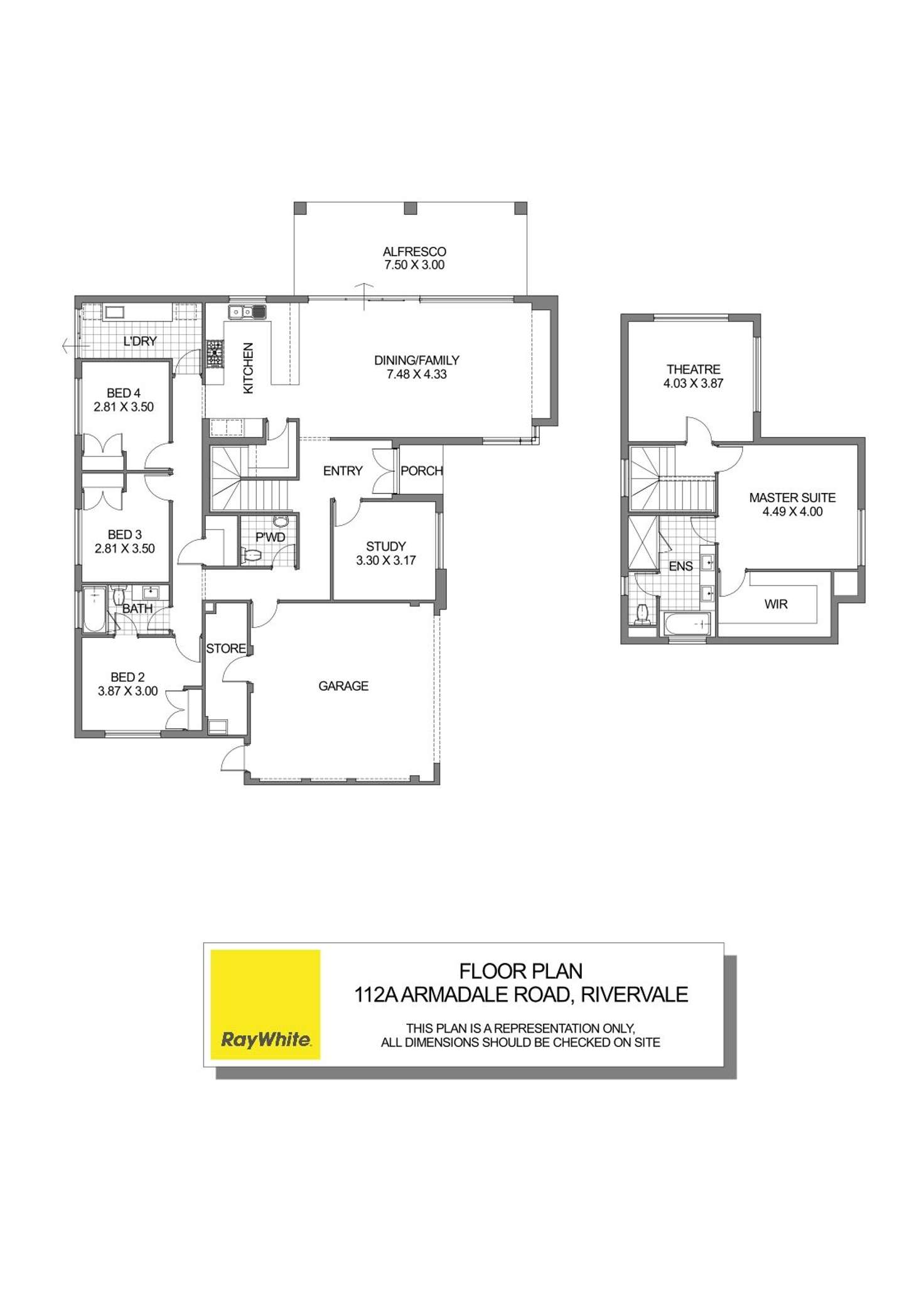Floorplan of Homely house listing, 112A Armadale Road, Rivervale WA 6103