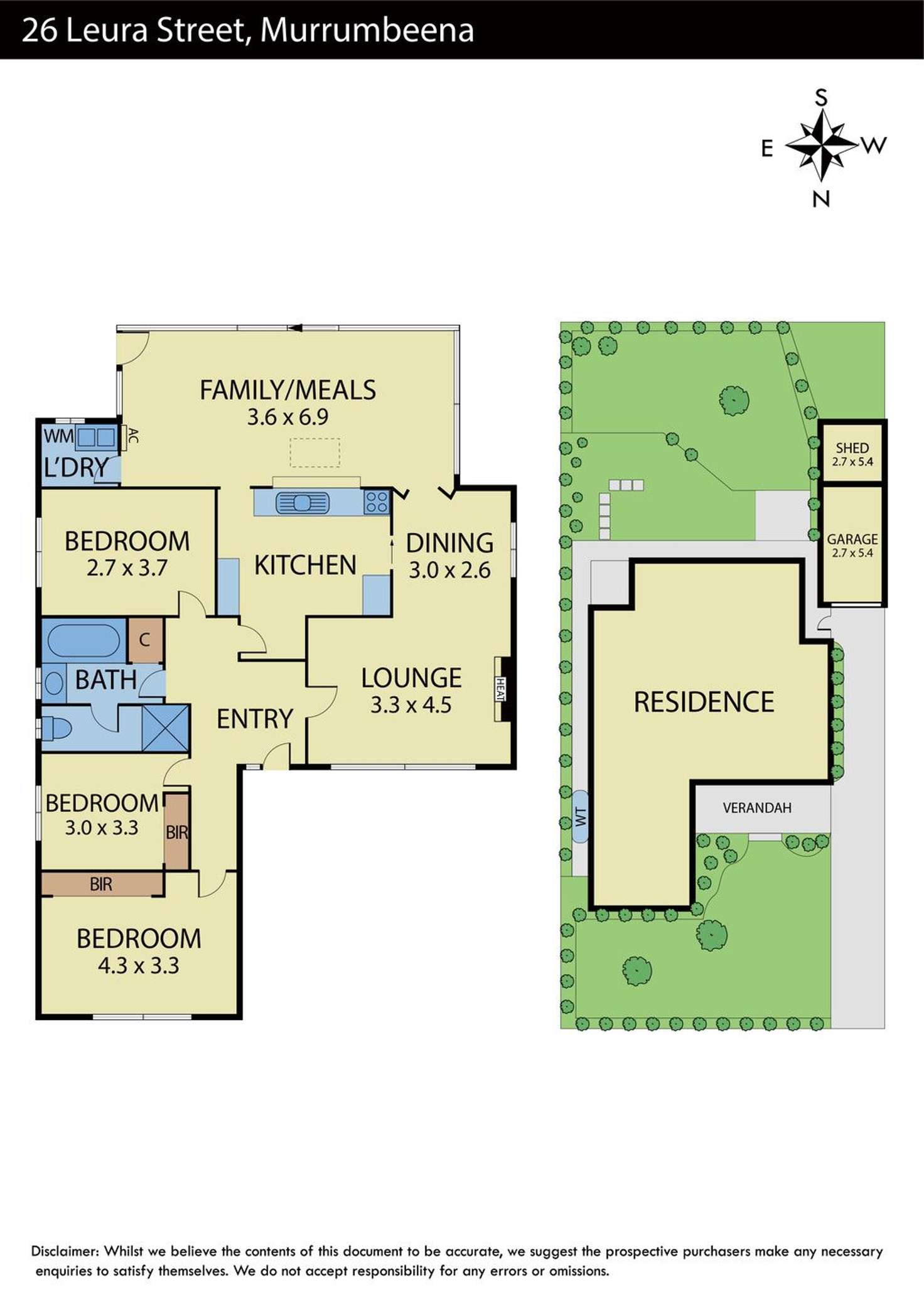 Floorplan of Homely house listing, 26 Leura Street, Murrumbeena VIC 3163
