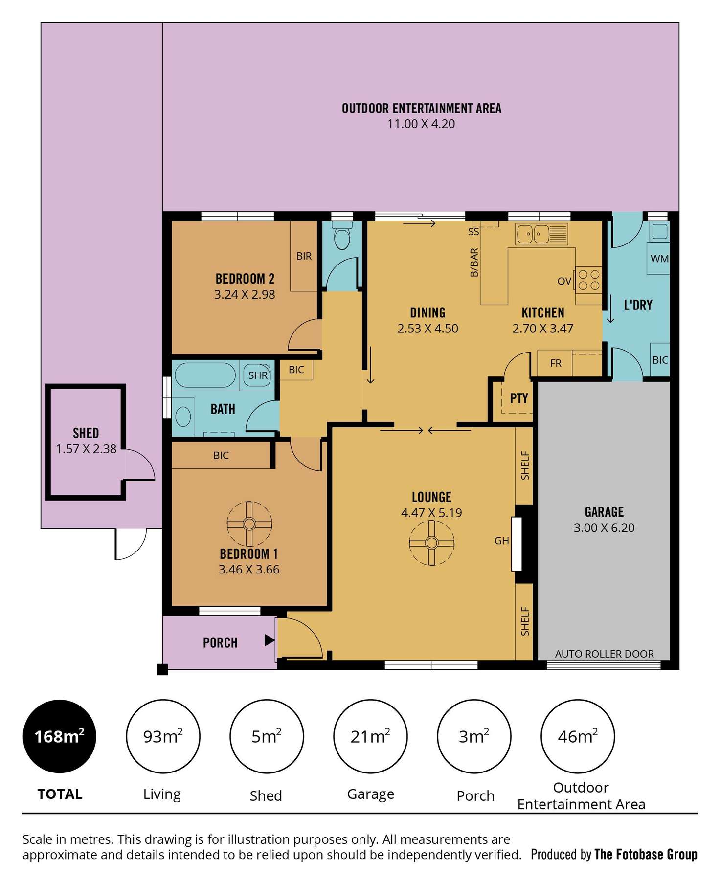 Floorplan of Homely unit listing, 2/48 Beaufort Street, Woodville Park SA 5011