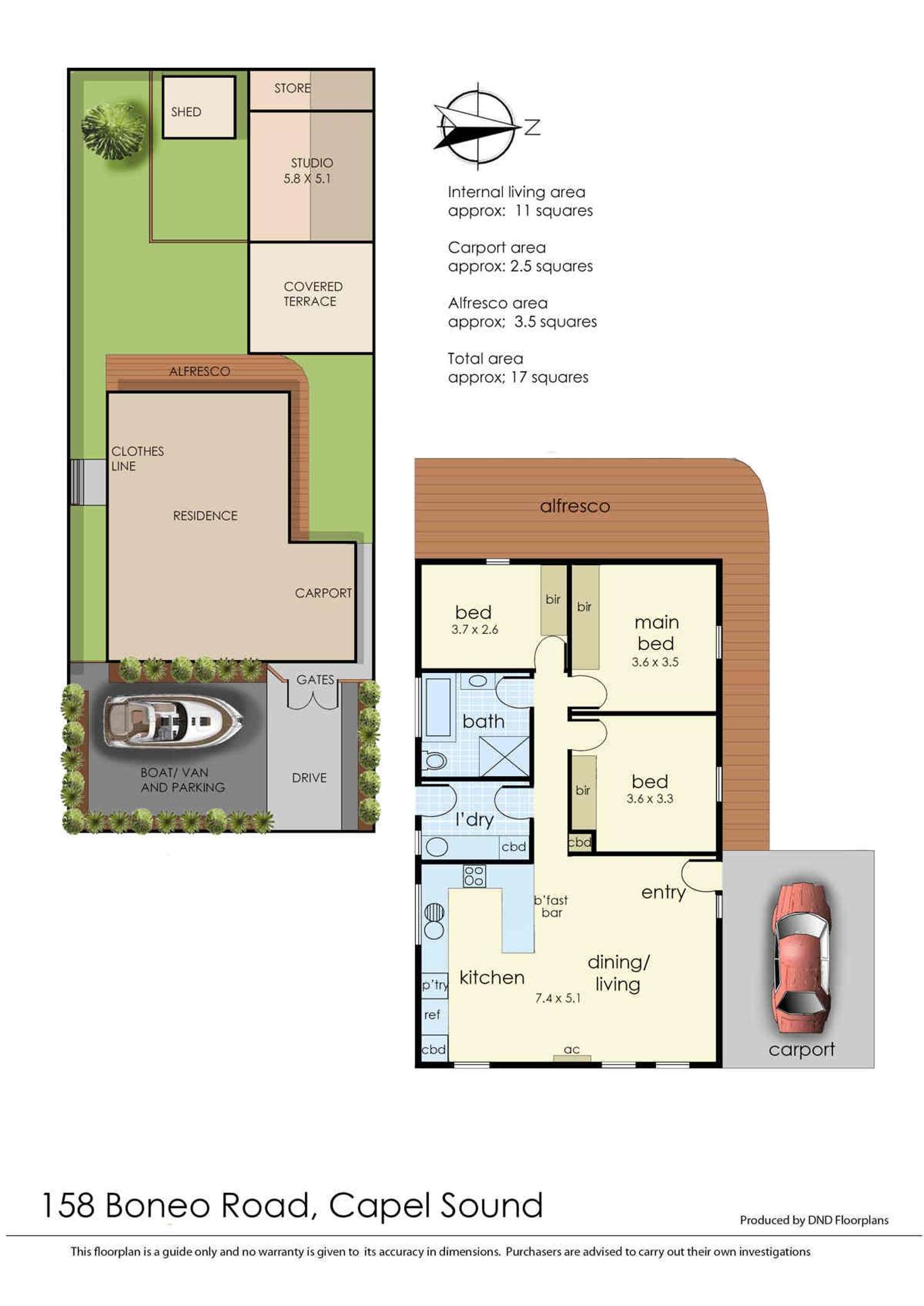 Floorplan of Homely house listing, 158 Boneo Road, Capel Sound VIC 3940