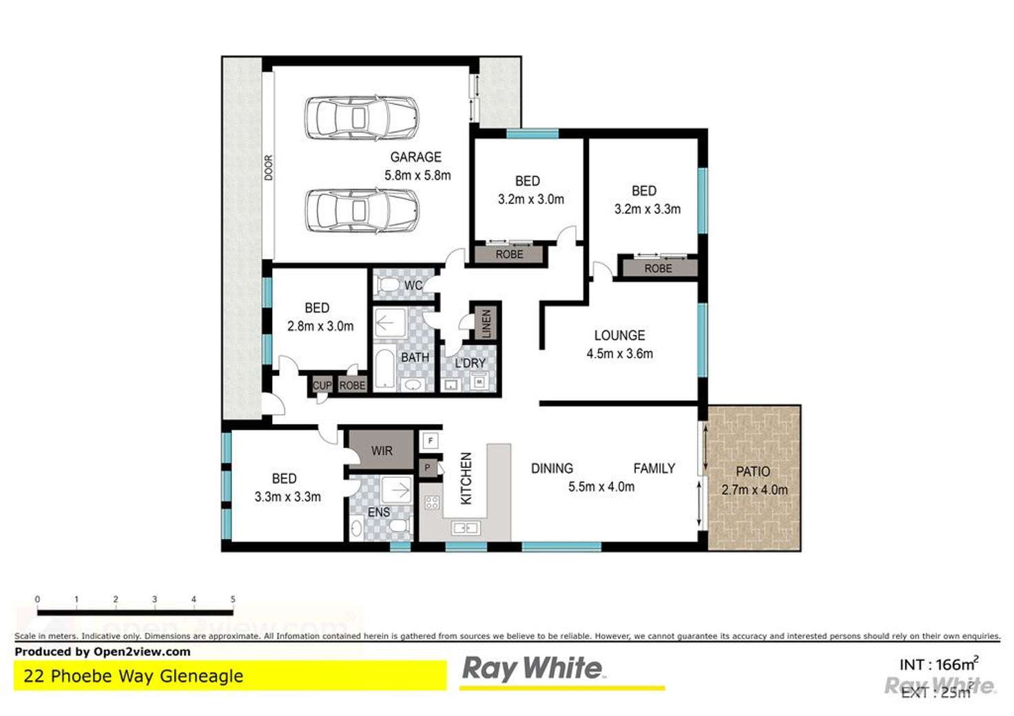 Floorplan of Homely house listing, 22 Phoebe Way, Gleneagle QLD 4285