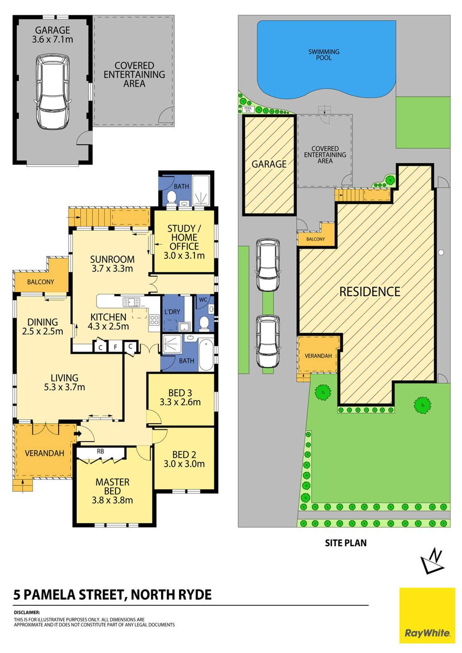 Floorplan of Homely house listing, 5 Pamela Street, North Ryde NSW 2113