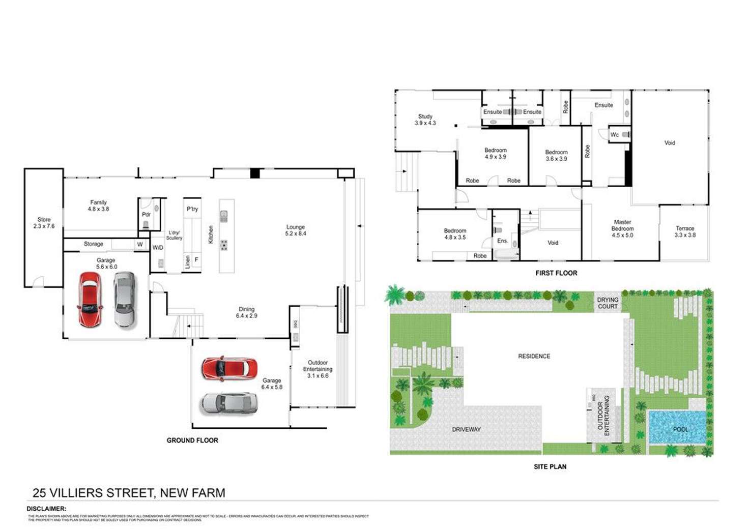 Floorplan of Homely house listing, 25 Villiers Street, New Farm QLD 4005