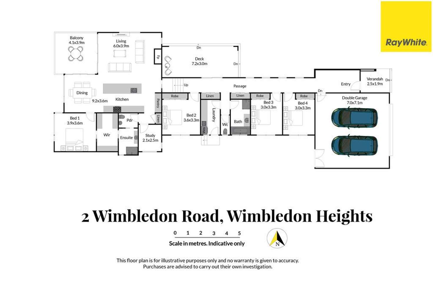 Floorplan of Homely house listing, 2 Wimbledon Road, Wimbledon Heights VIC 3922