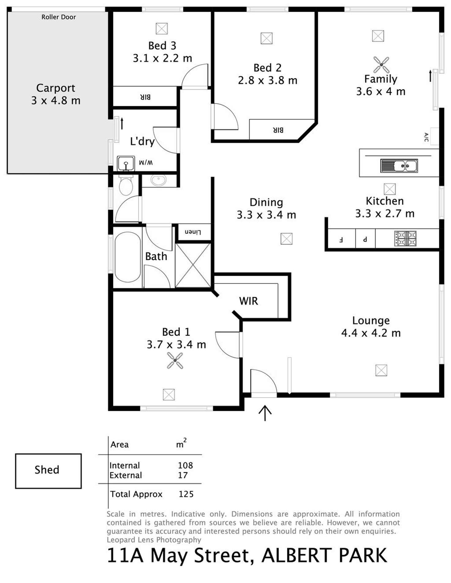 Floorplan of Homely house listing, 11A May Street, Albert Park SA 5014